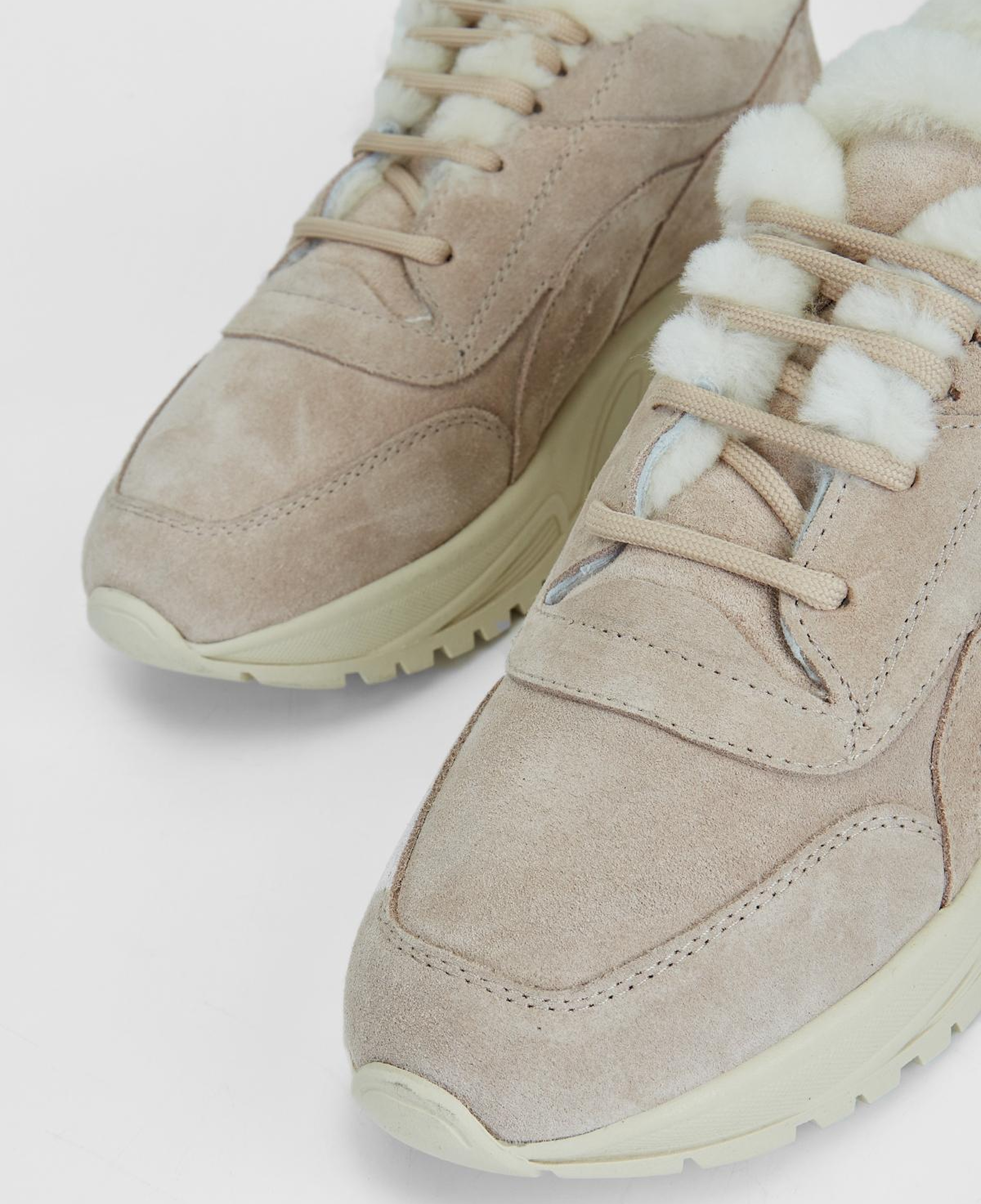 Valmenti Kadın Hakiki Deri Vizon Süet Sneakers & Spor Ayakkabı