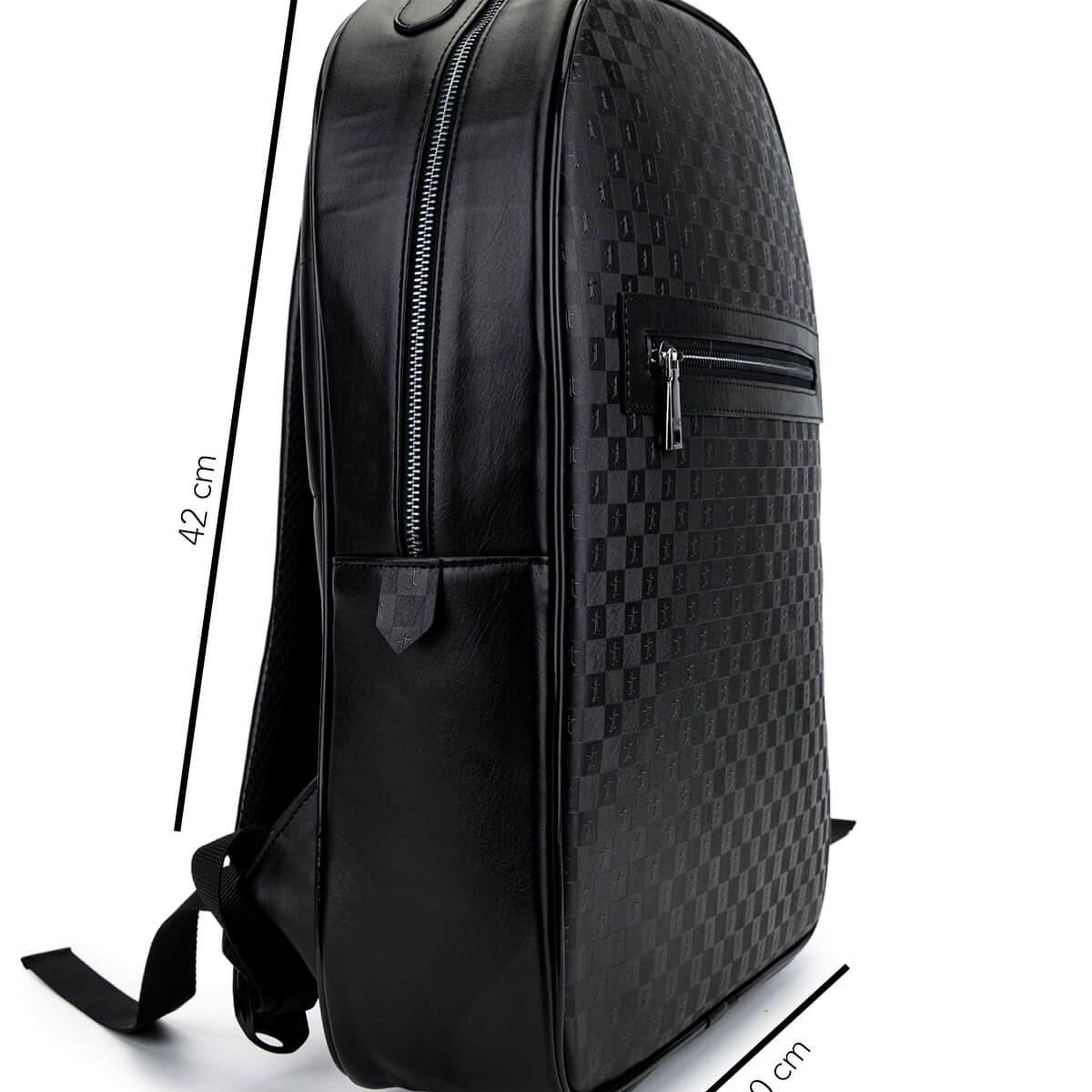 Tamer Tanca Erkek Suni Deri Siyah Sırt Çantası