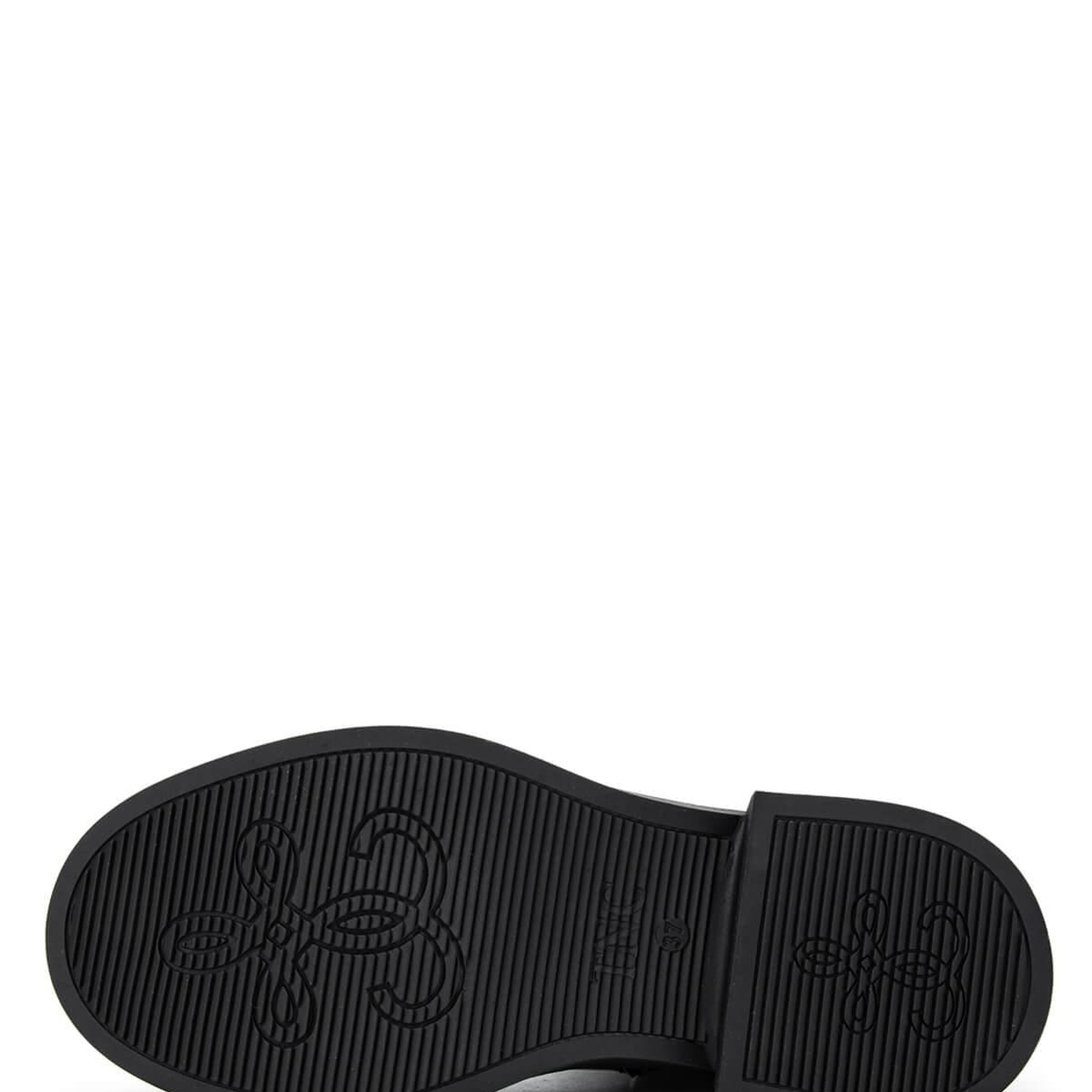 Tamer Tanca Kadın Hakiki Deri Siyah Rugan Casual Bot