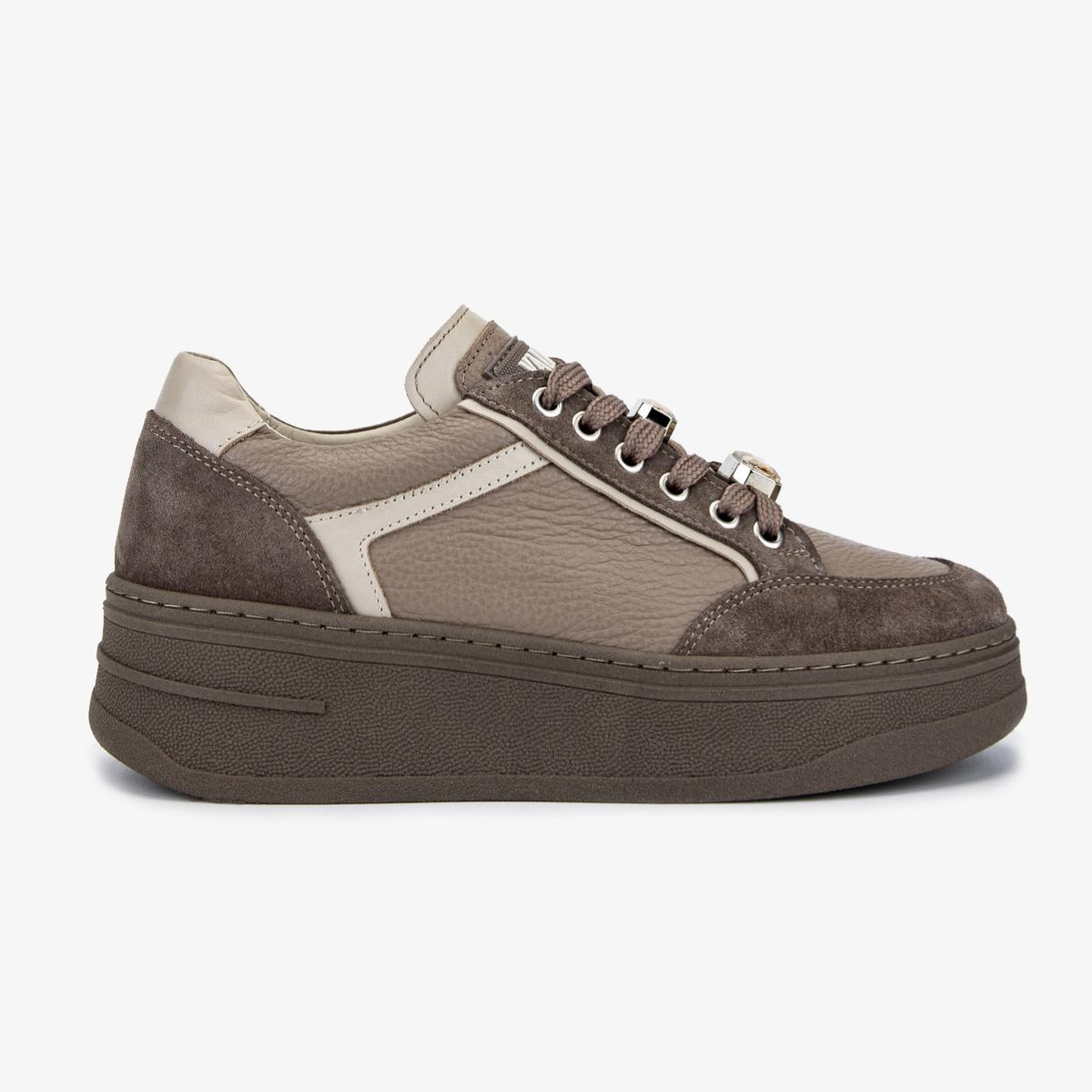 Valmenti Kadın Hakiki Deri Vizon Sneakers & Spor Ayakkabı