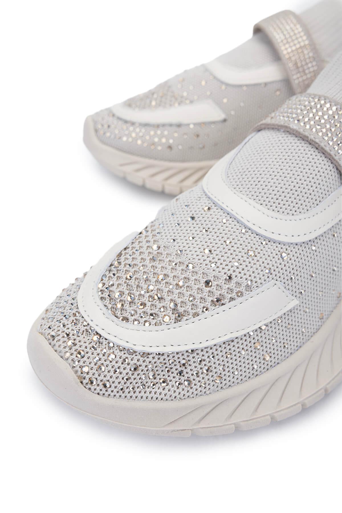 Tamer Tanca Kadın Tekstil Bej Sneakers & Spor Ayakkabı