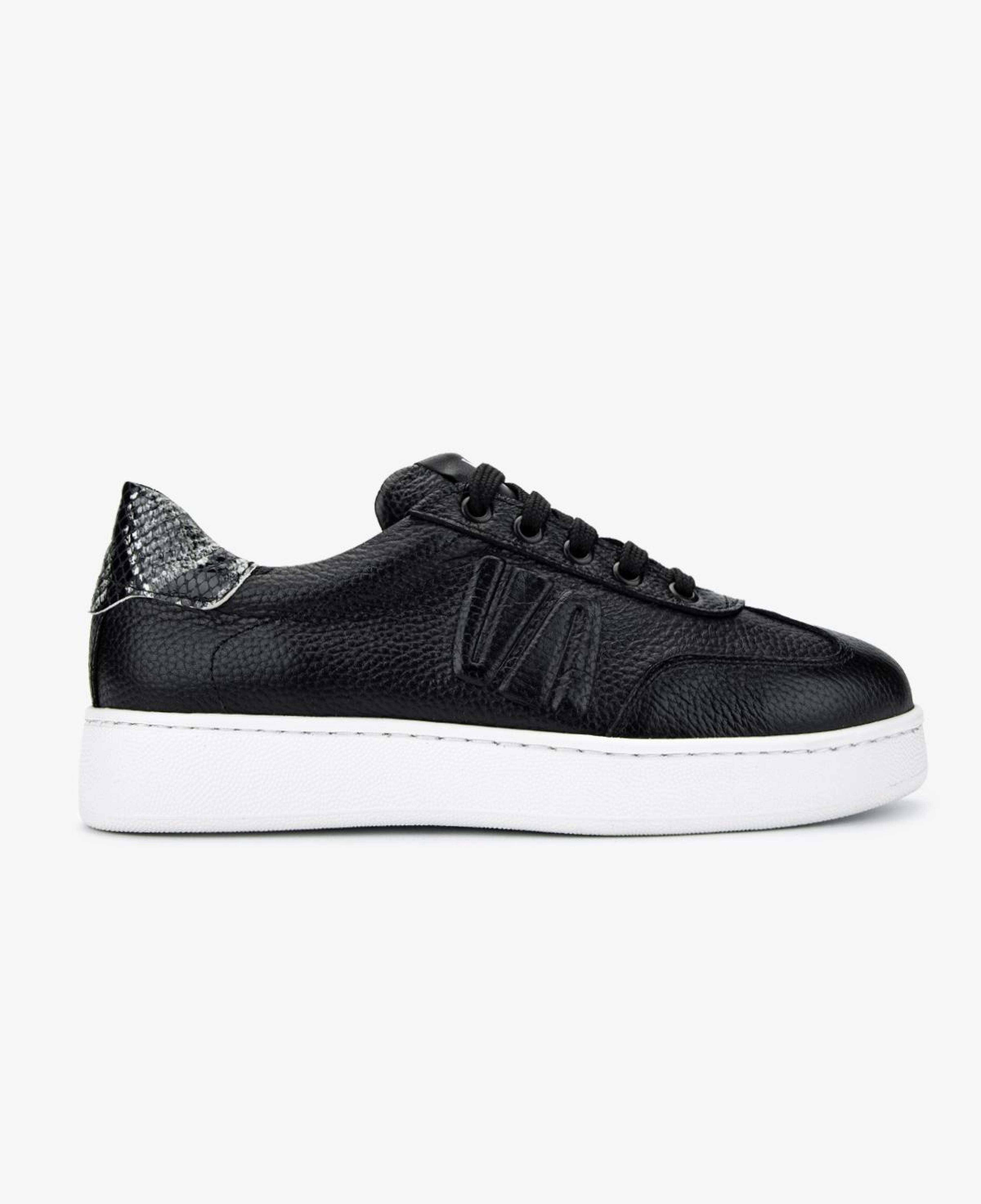 Valmenti Kadın Hakiki Deri Siyah Floter Sneakers & Spor Ayakkabı