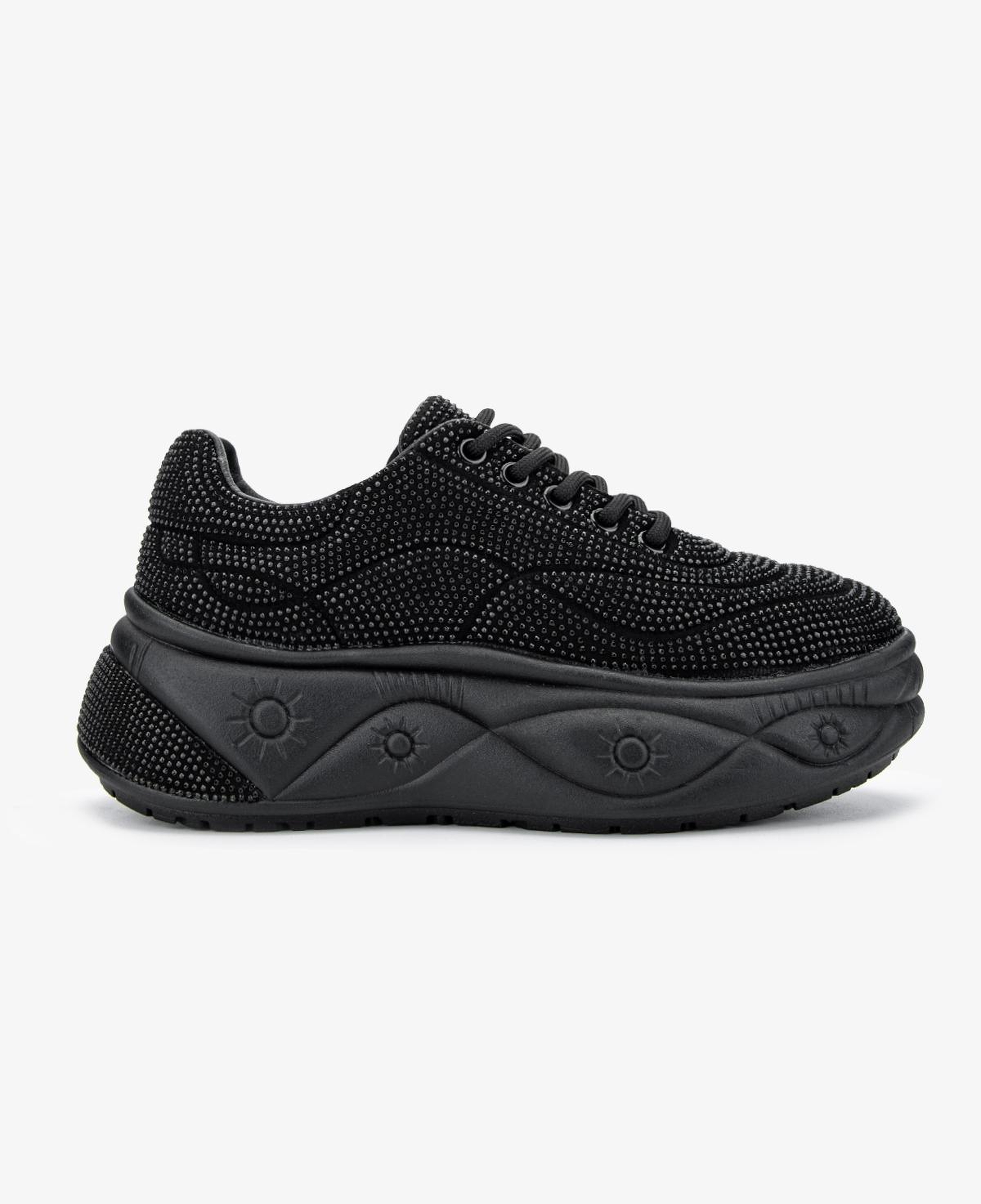 Valmenti Kadın Suni Deri Siyah Sneakers & Spor Ayakkabı