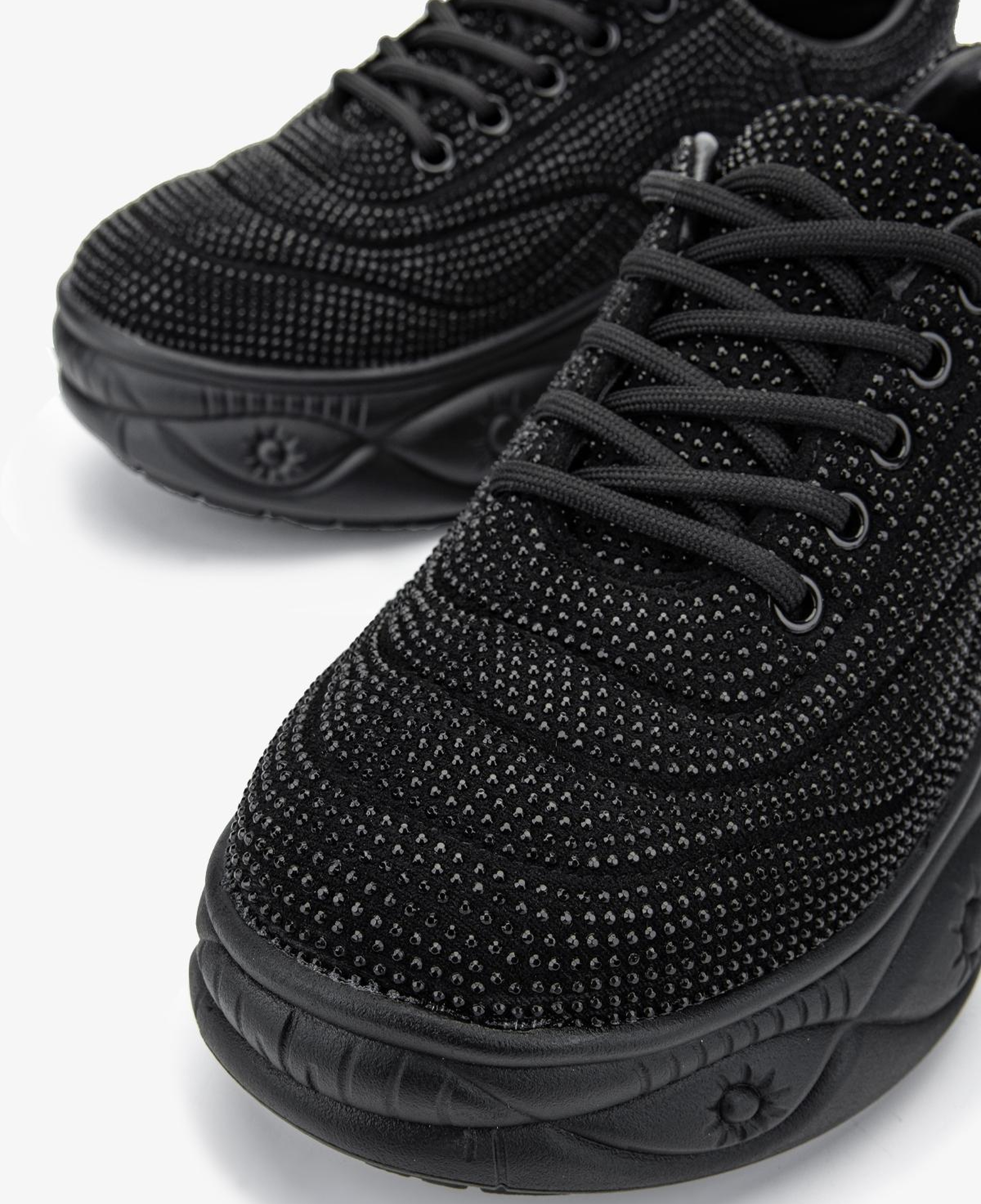 Valmenti Kadın Suni Deri Siyah Sneakers & Spor Ayakkabı
