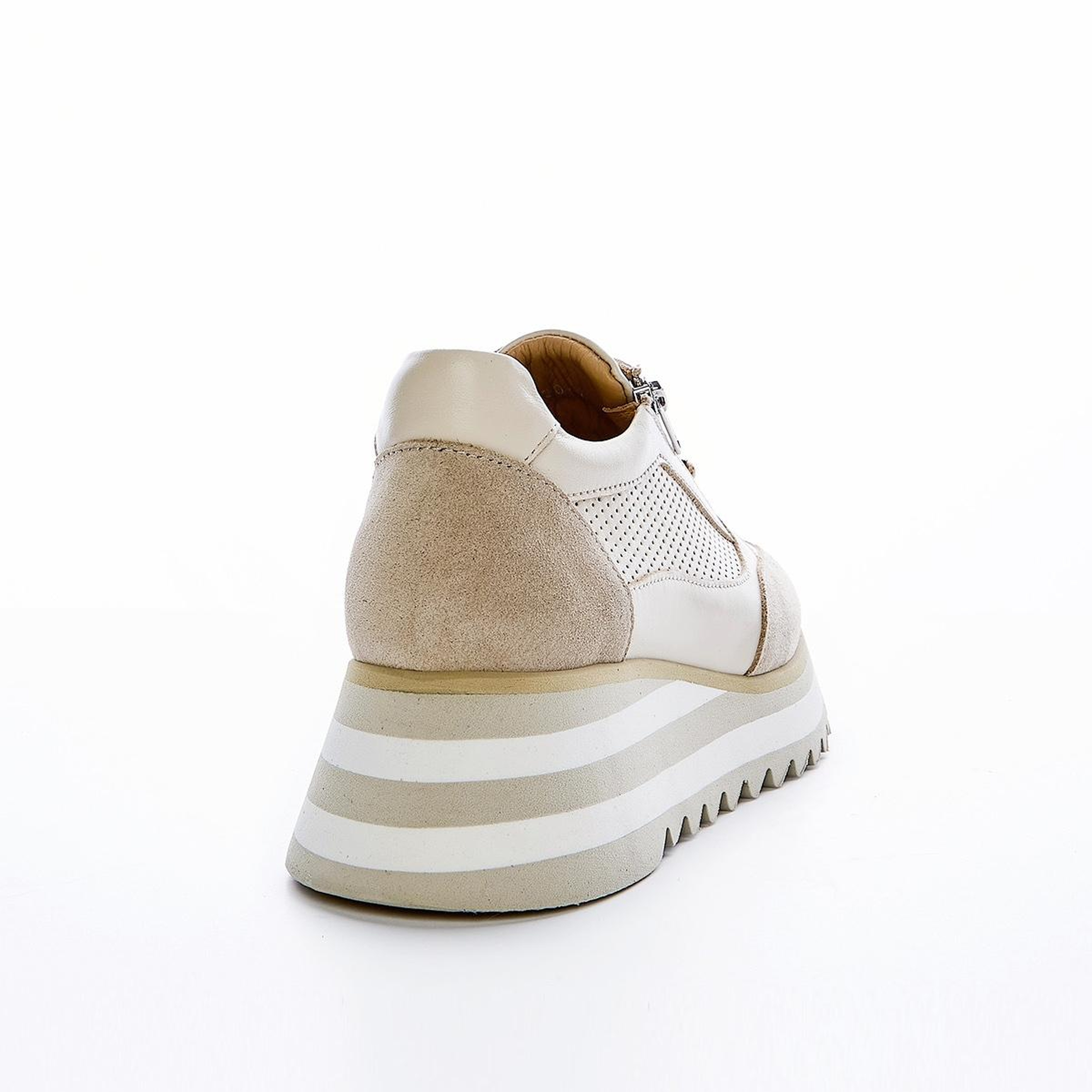 Valmenti Kadın Hakiki Deri Bej Sneakers & Spor Ayakkabı