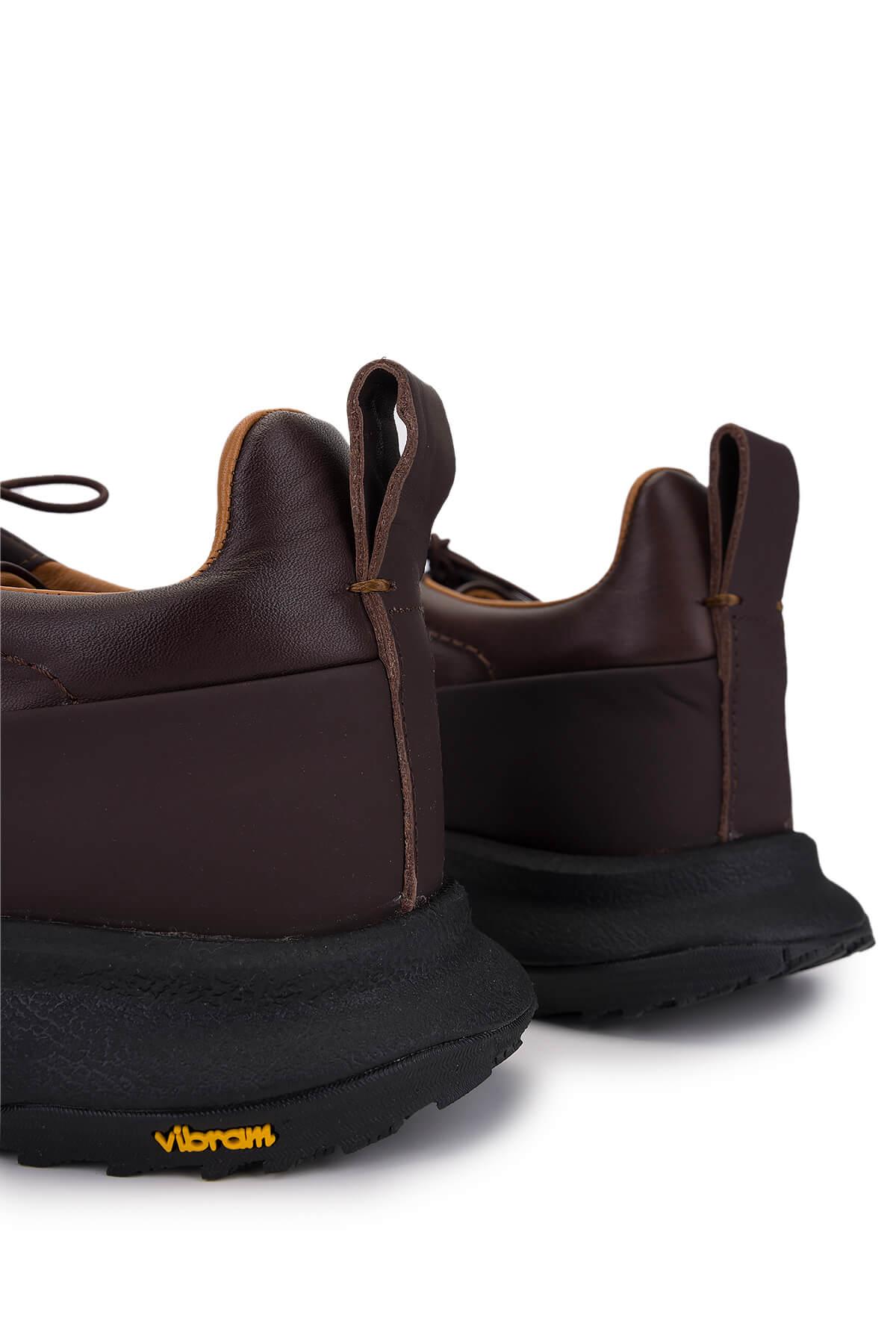 Tamer Tanca Erkek Hakiki Deri Kahverengi Sneakers & Spor Ayakkabı