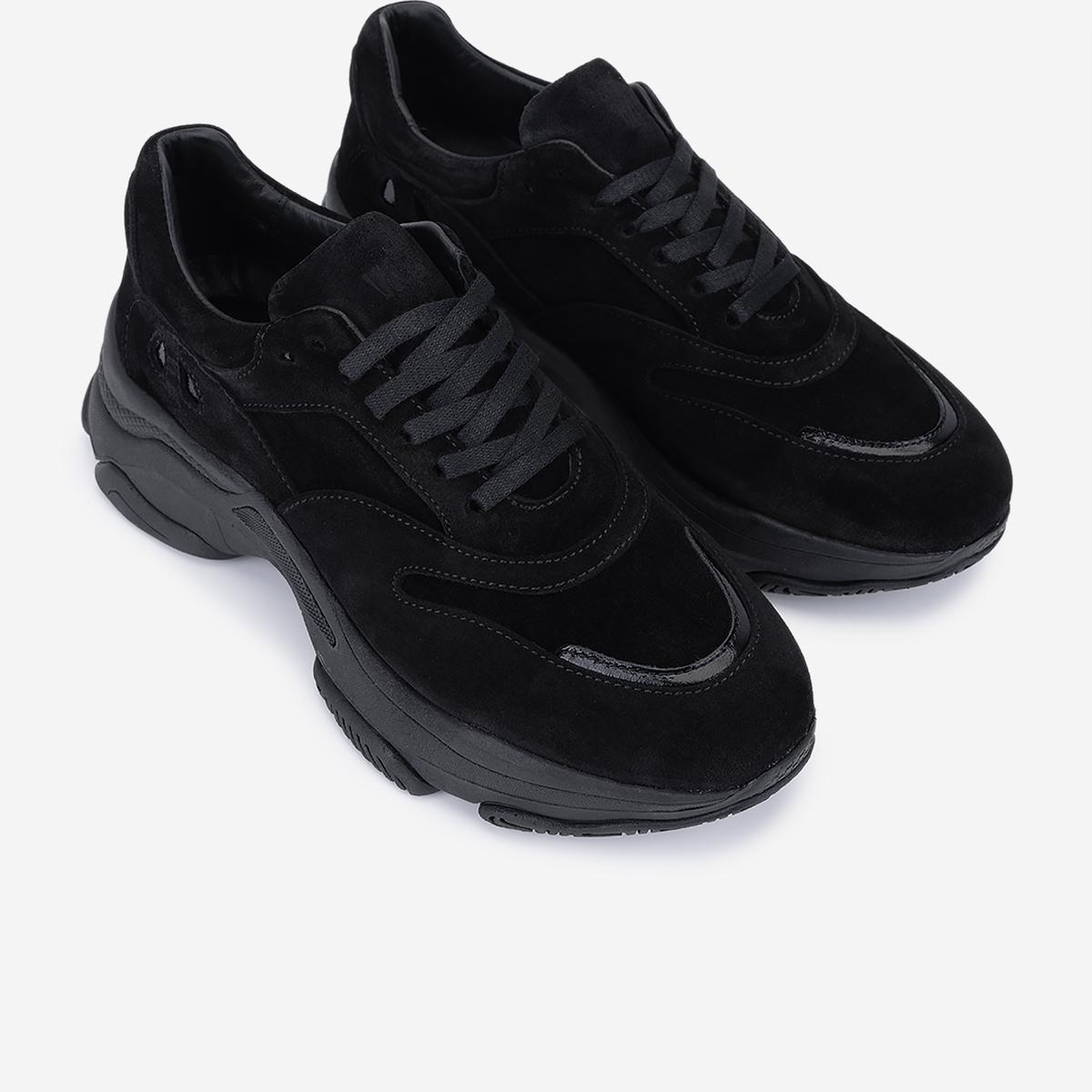 Valmenti Kadın Hakiki Deri Siyah Sneakers & Spor Ayakkabı