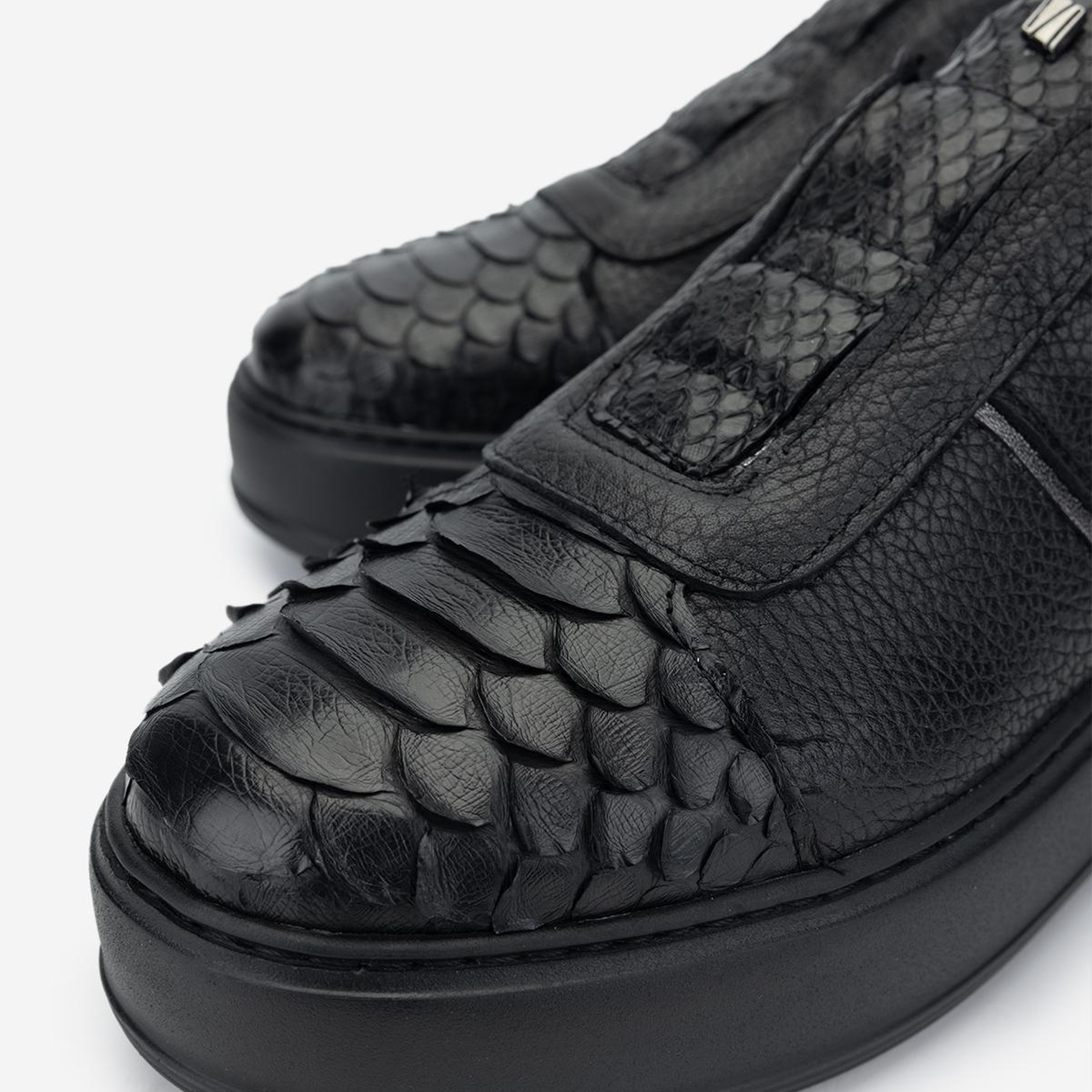 Valmenti Kadın Hakiki Deri Siyah Sneakers & Spor Ayakkabı