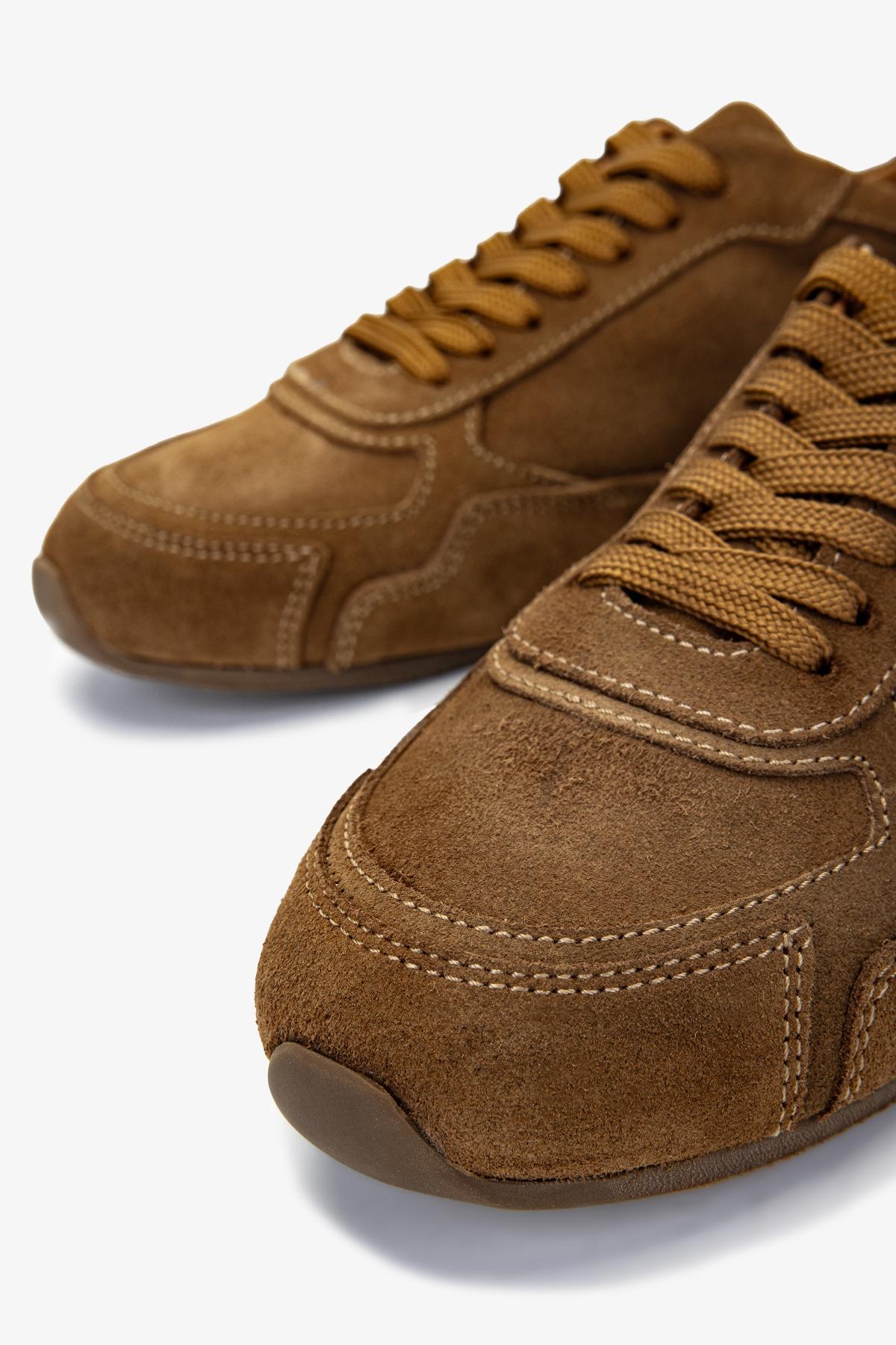 Valmenti Kadın Hakiki Deri Tarçın Sneakers & Spor Ayakkabı