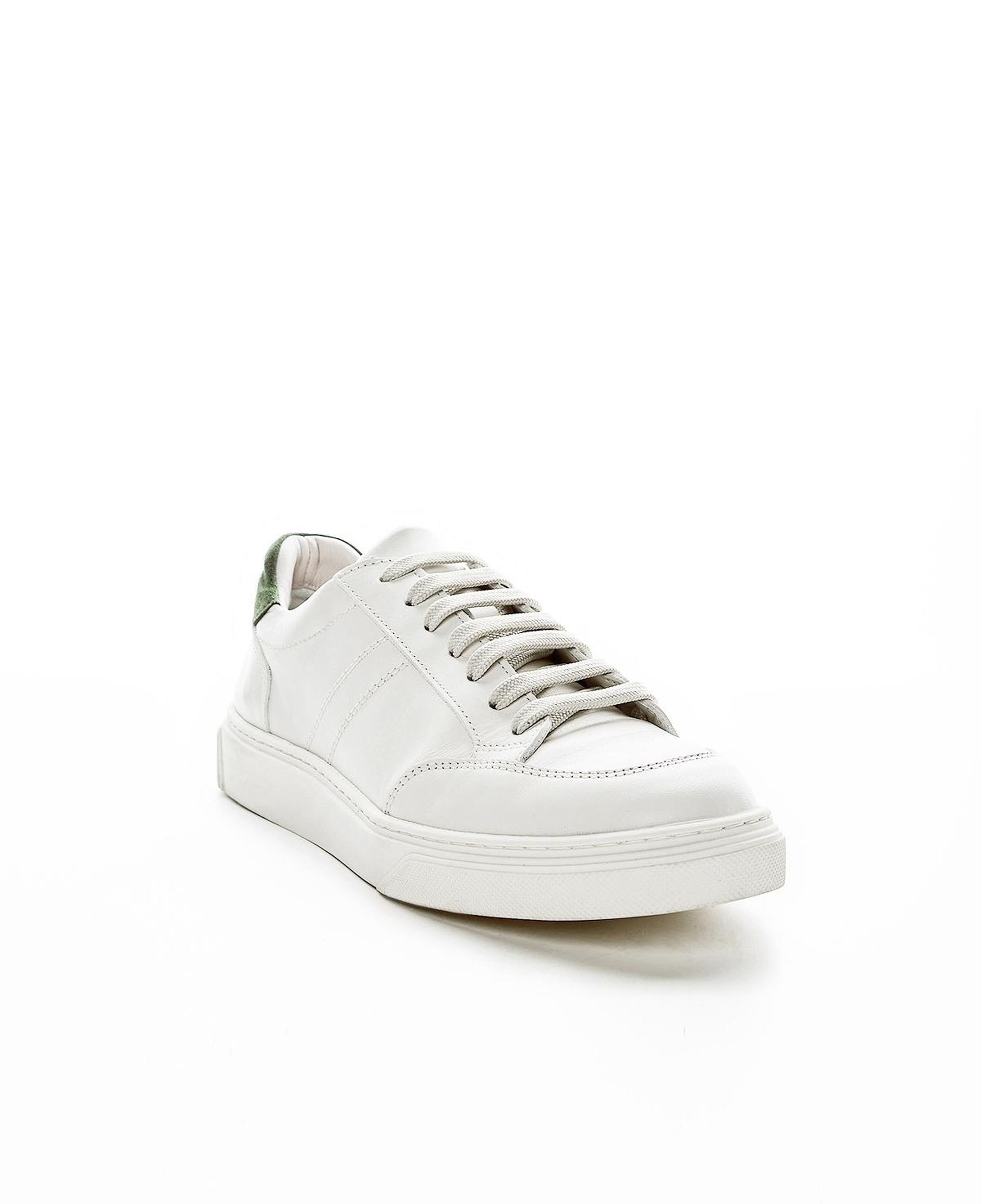 Valmenti Kadın Hakiki Deri Beyaz/Yeşil Sneakers & Spor Ayakkabı