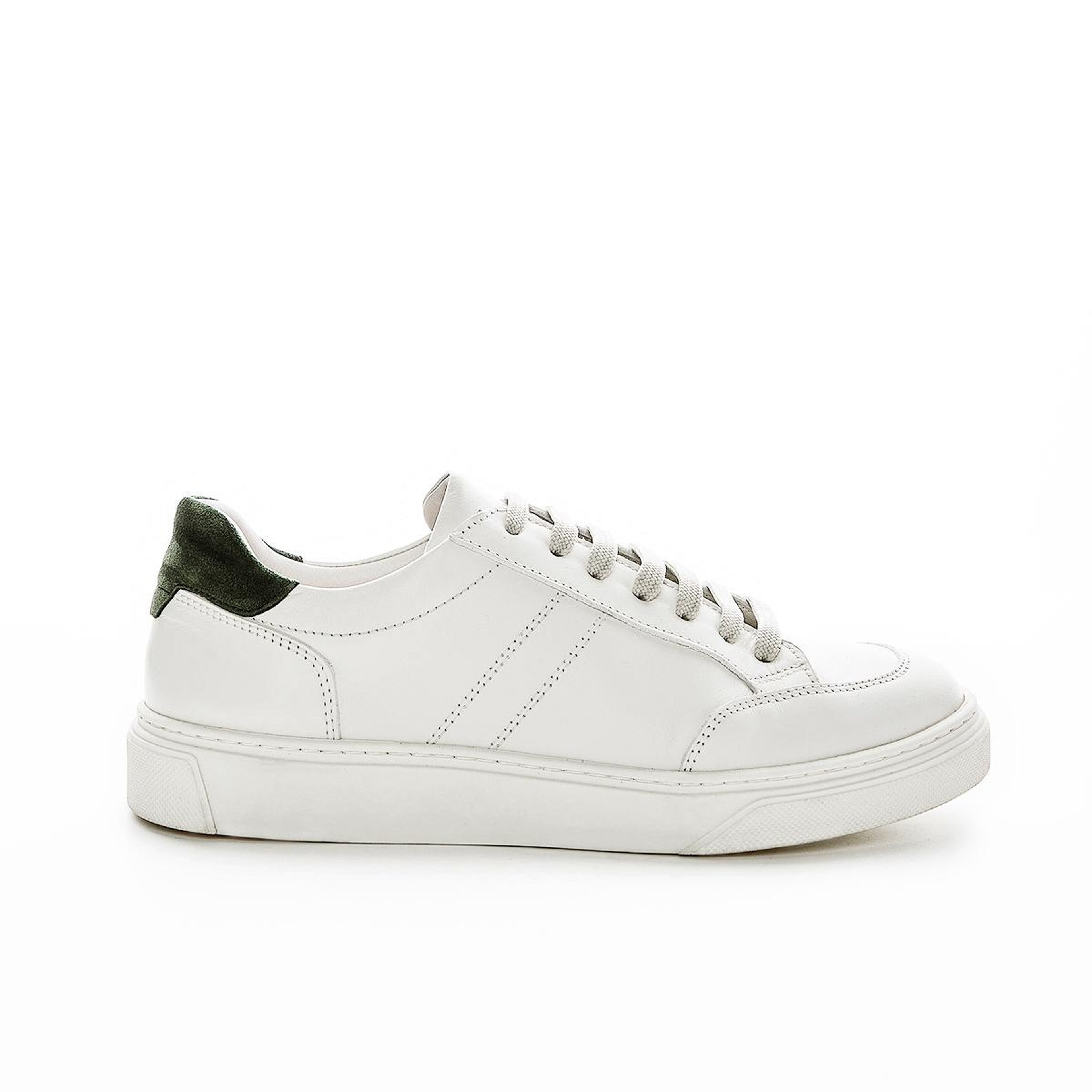 Valmenti Kadın Hakiki Deri Beyaz/Yeşil Sneakers & Spor Ayakkabı