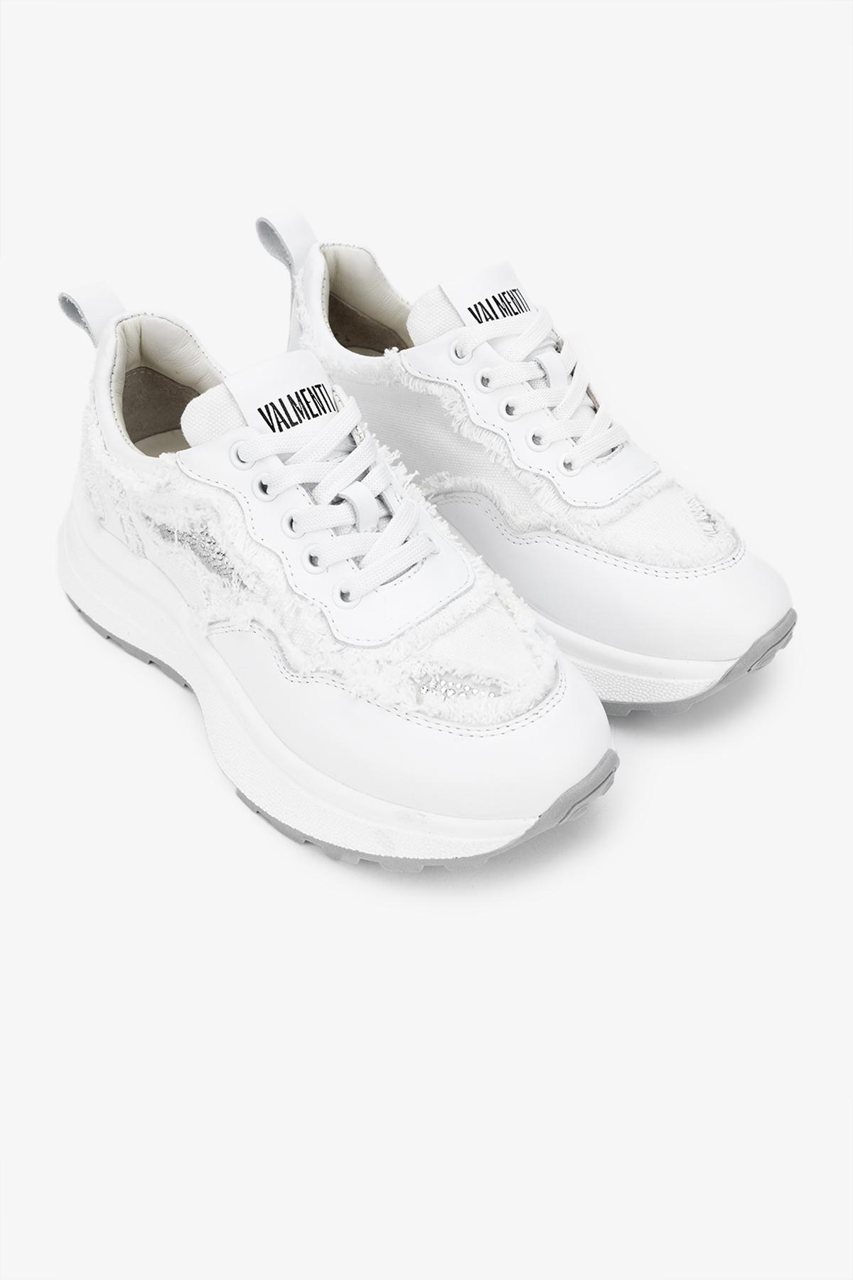 Valmenti Kadın Hakiki Deri Beyaz Sneakers & Spor Ayakkabı