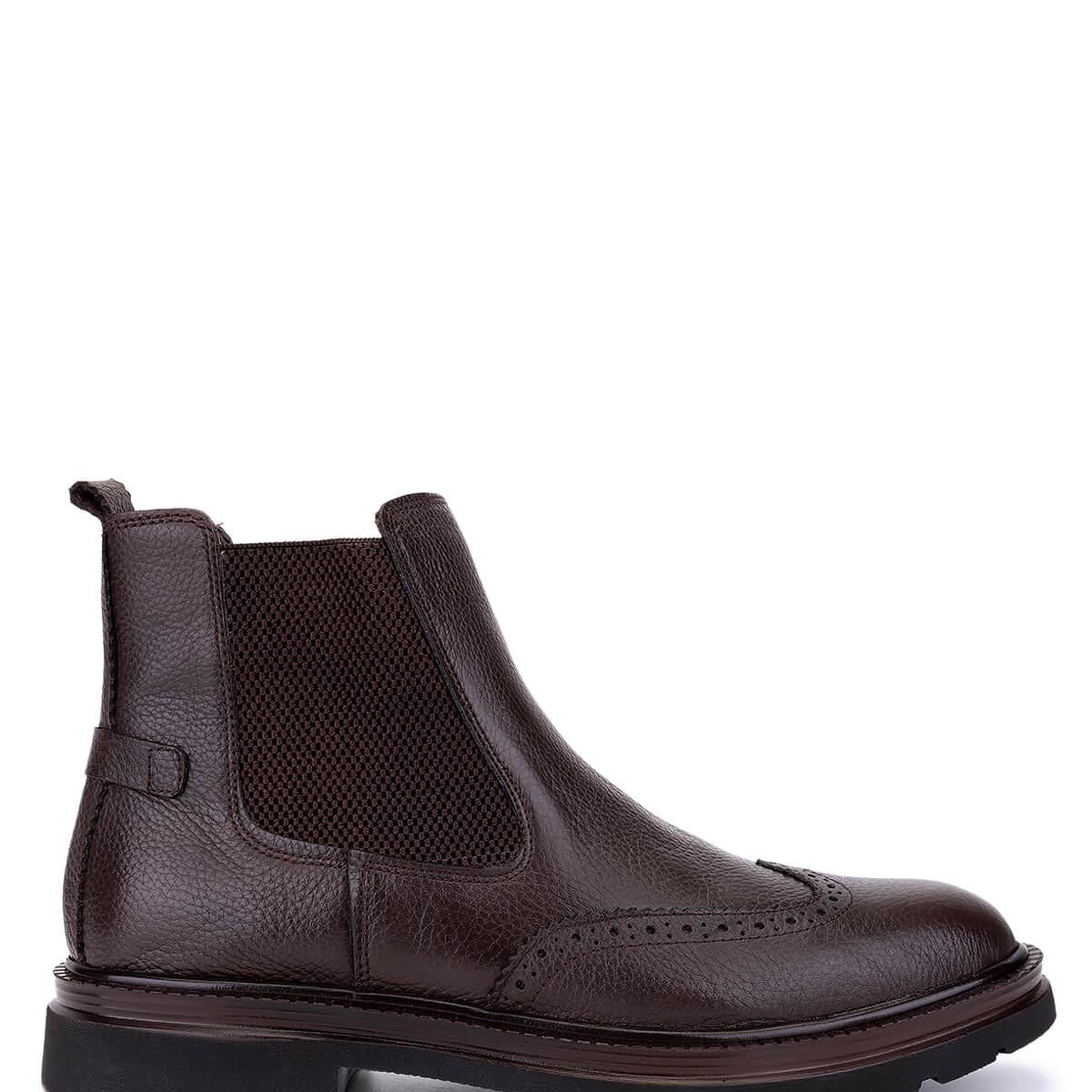 Tamer Tanca Erkek Hakiki Deri Kahverengi Casual Bot