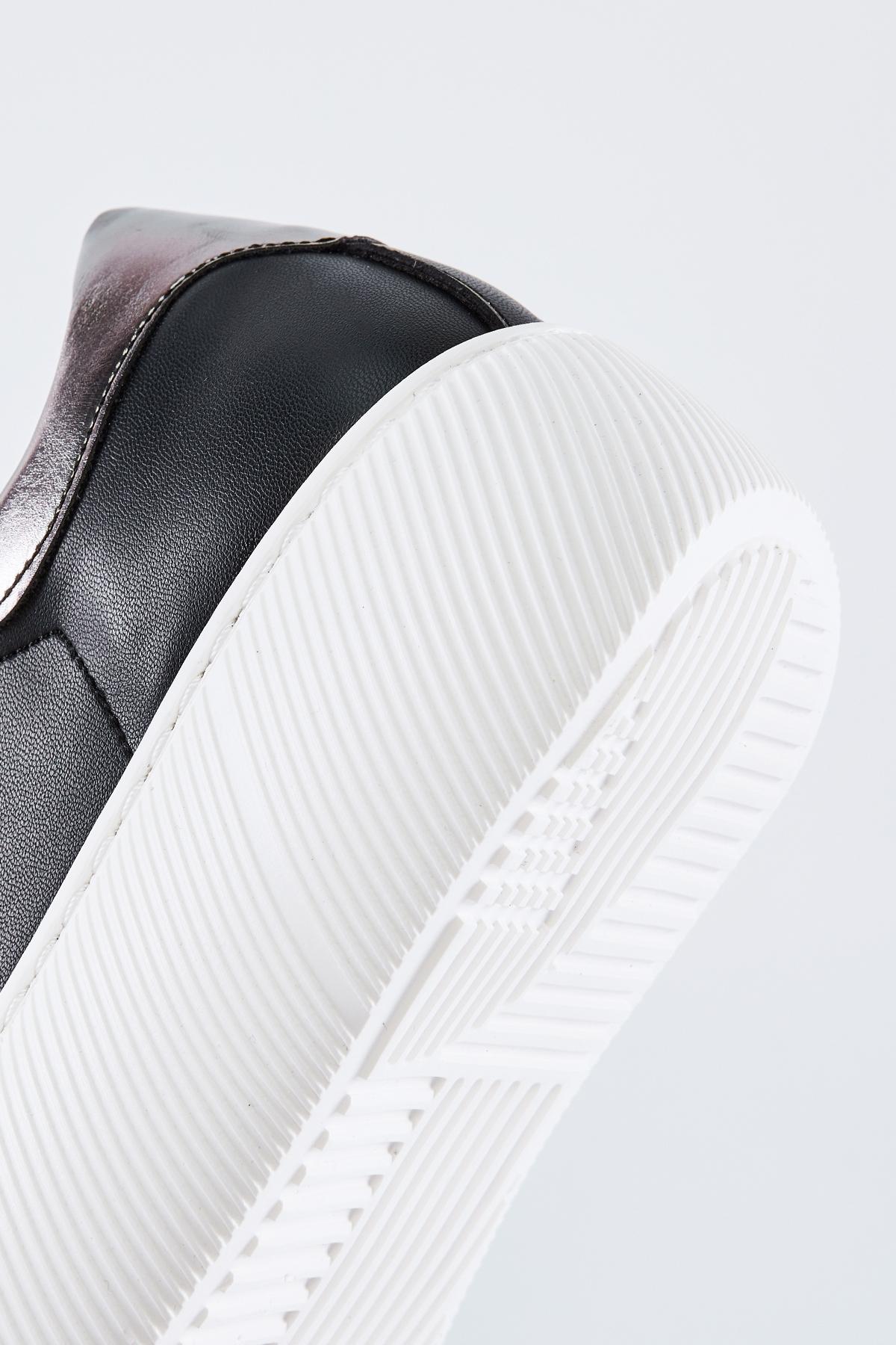 Valmenti Kadın Suni Deri Siyah Sneakers & Spor Ayakkabı