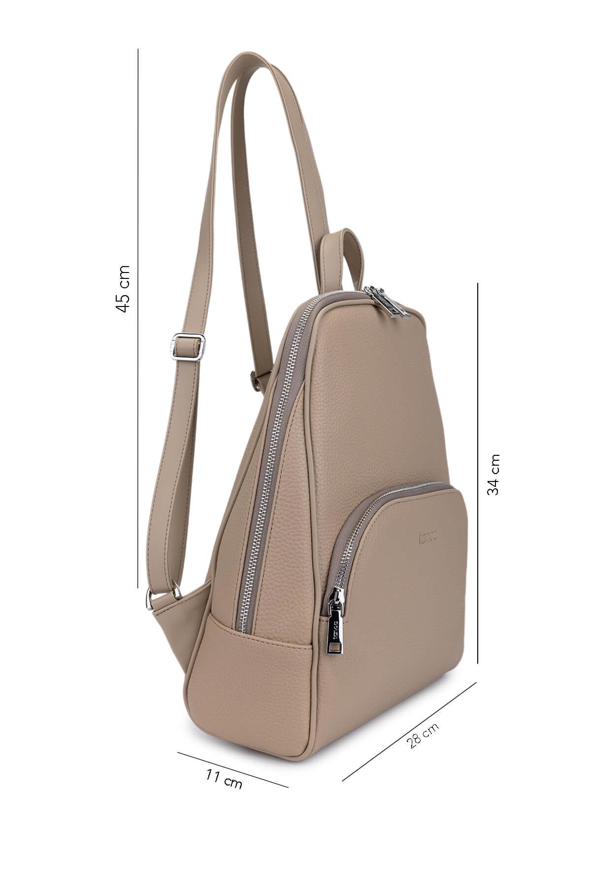 Tamer Tanca Kadın Vegan Vizon Floter Sırt Çantası