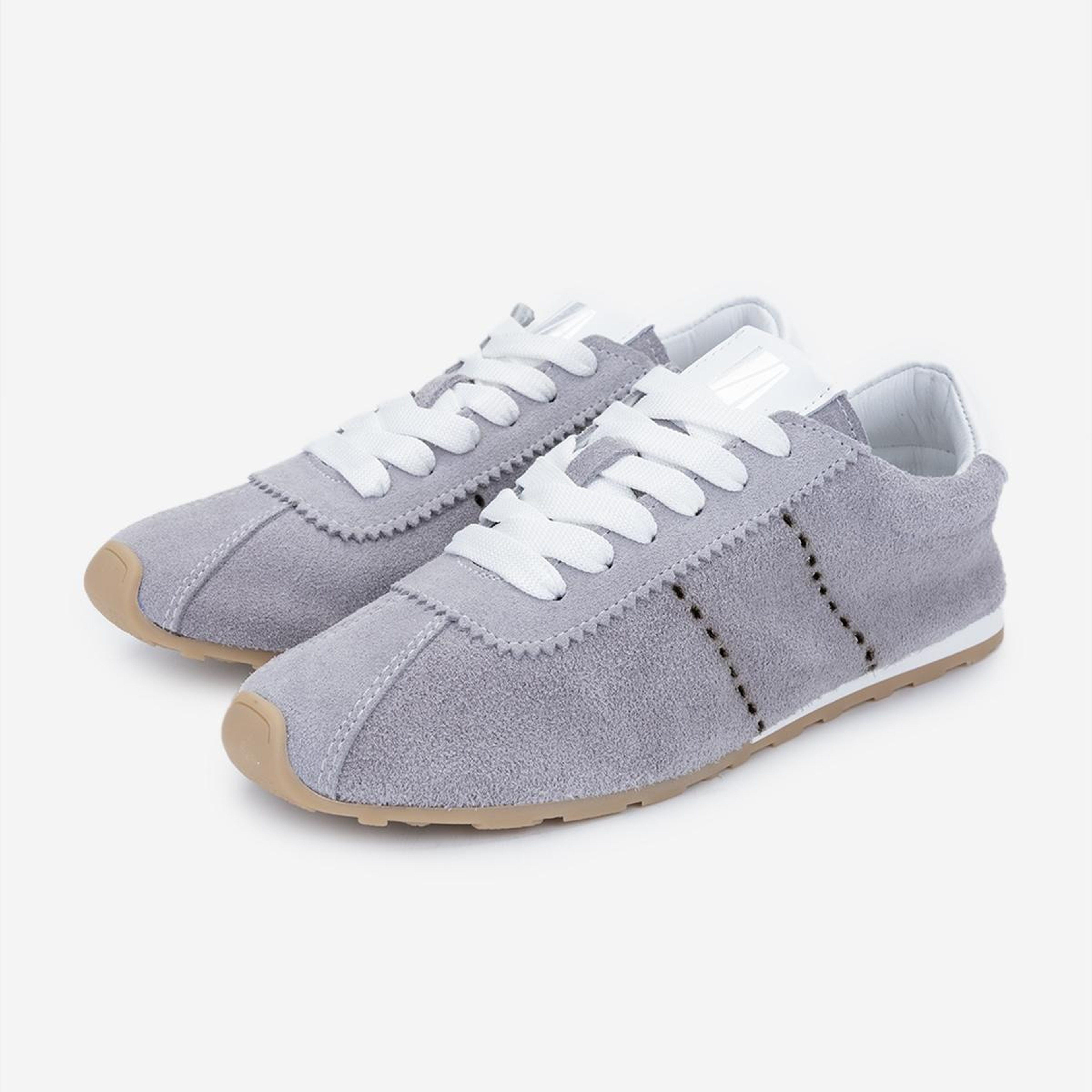 Valmenti Kadın Hakiki Deri Gri Sneakers & Spor Ayakkabı