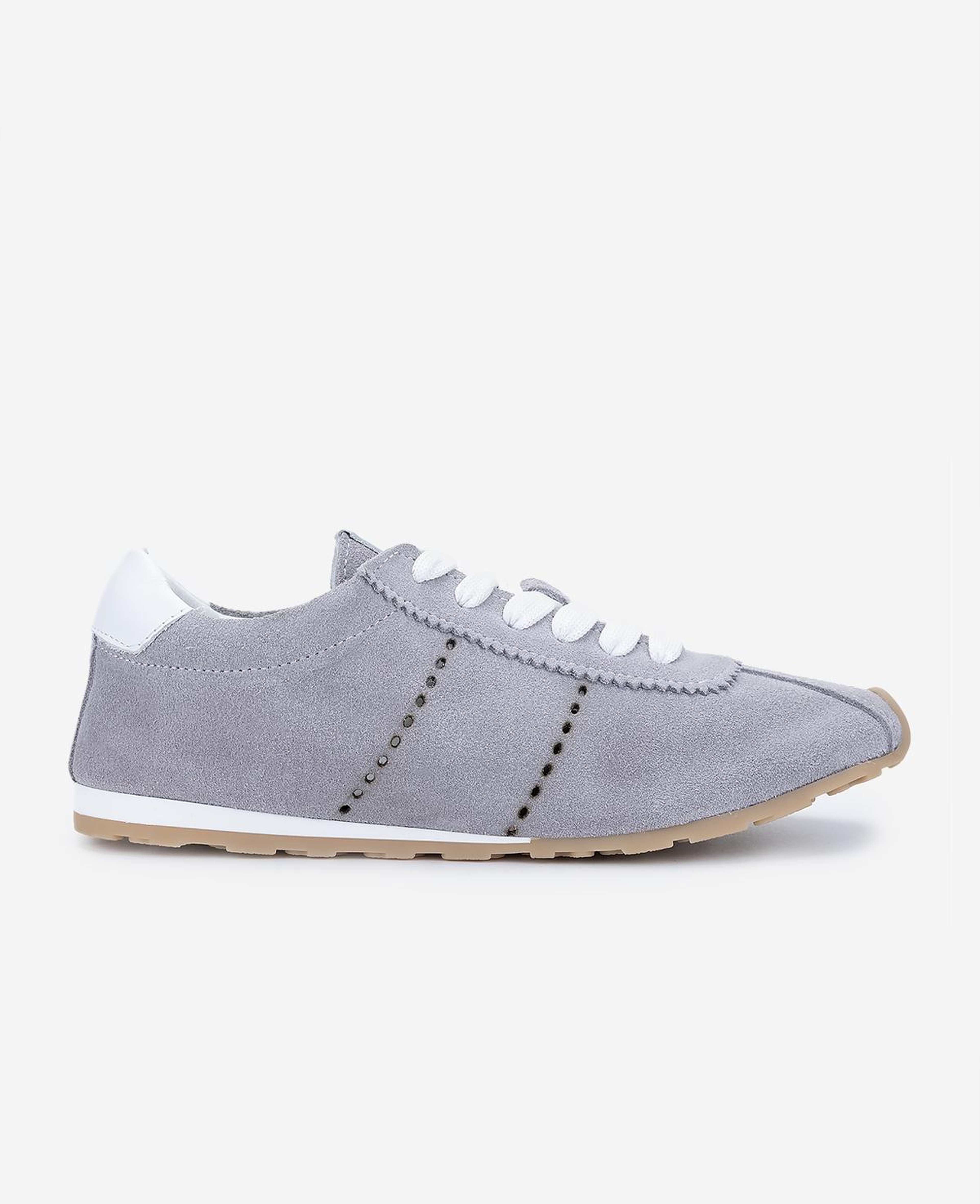Valmenti Kadın Hakiki Deri Gri Sneakers & Spor Ayakkabı