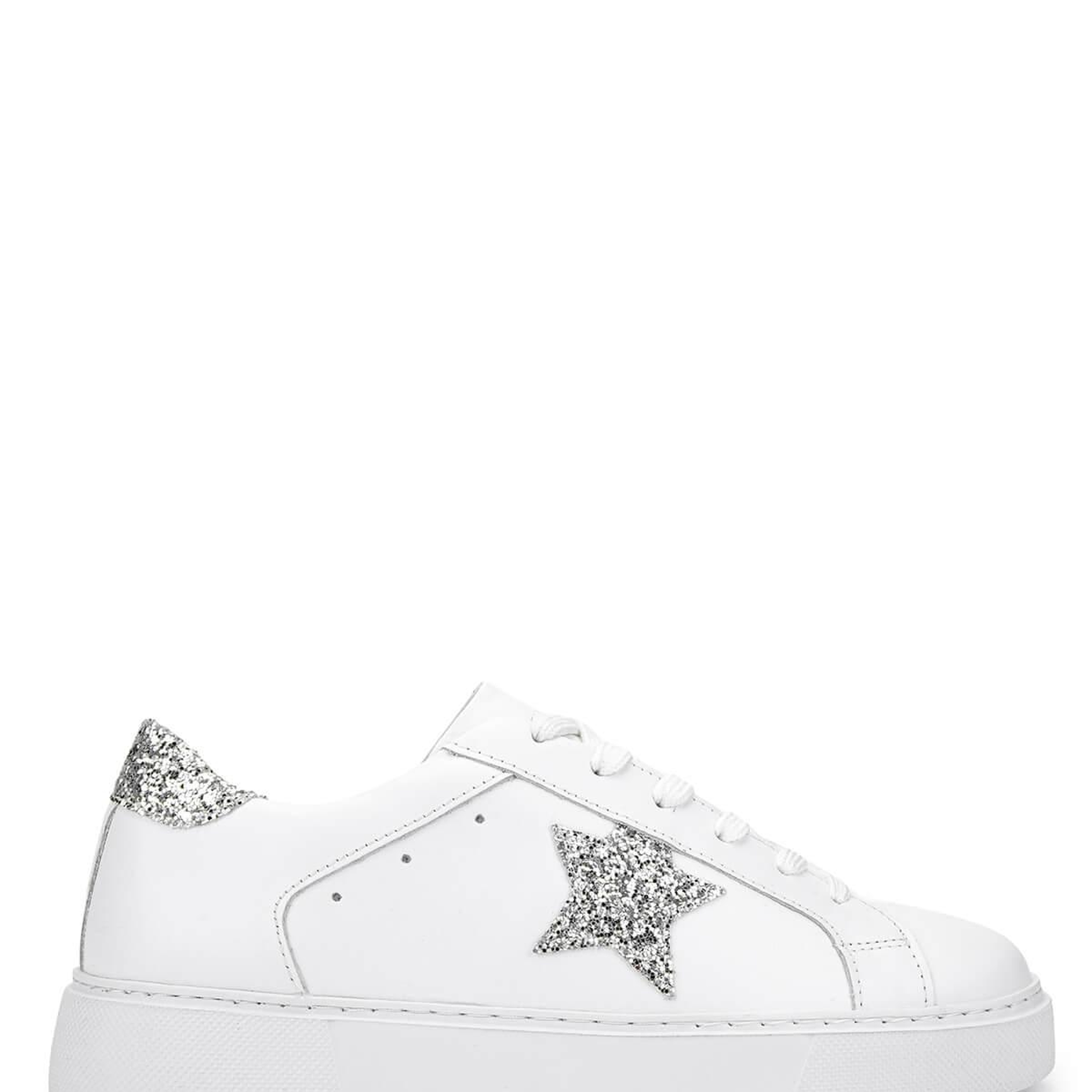 Tamer Tanca Kadın Deri/Tekstil Beyaz Sneakers & Spor Ayakkabı