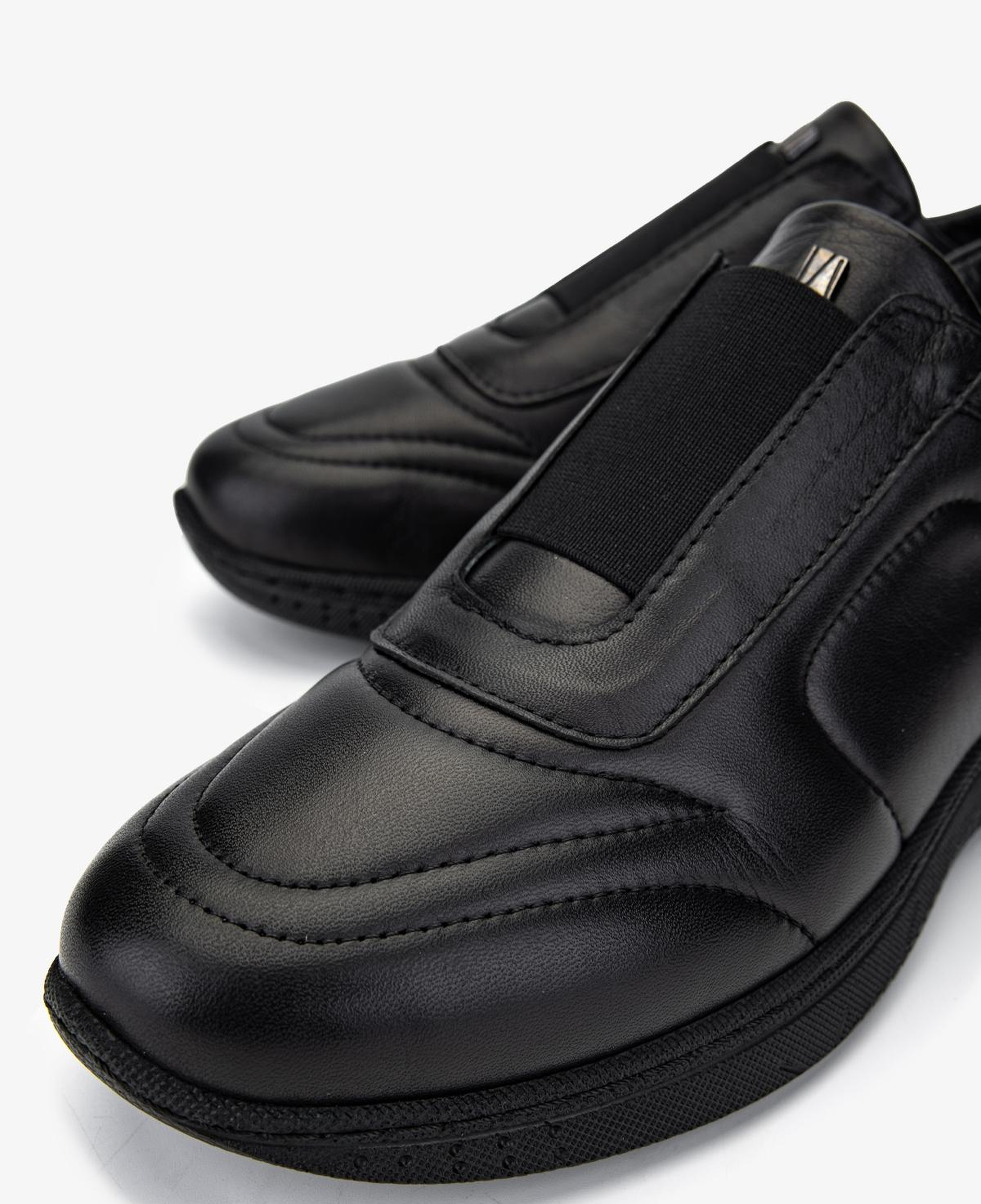 Valmenti Kadın Hakiki Deri Siyah Sneakers & Spor Ayakkabı