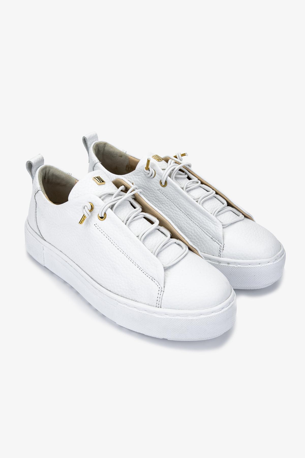 Valmenti Kadın Hakiki Deri Beyaz Sneakers & Spor Ayakkabı