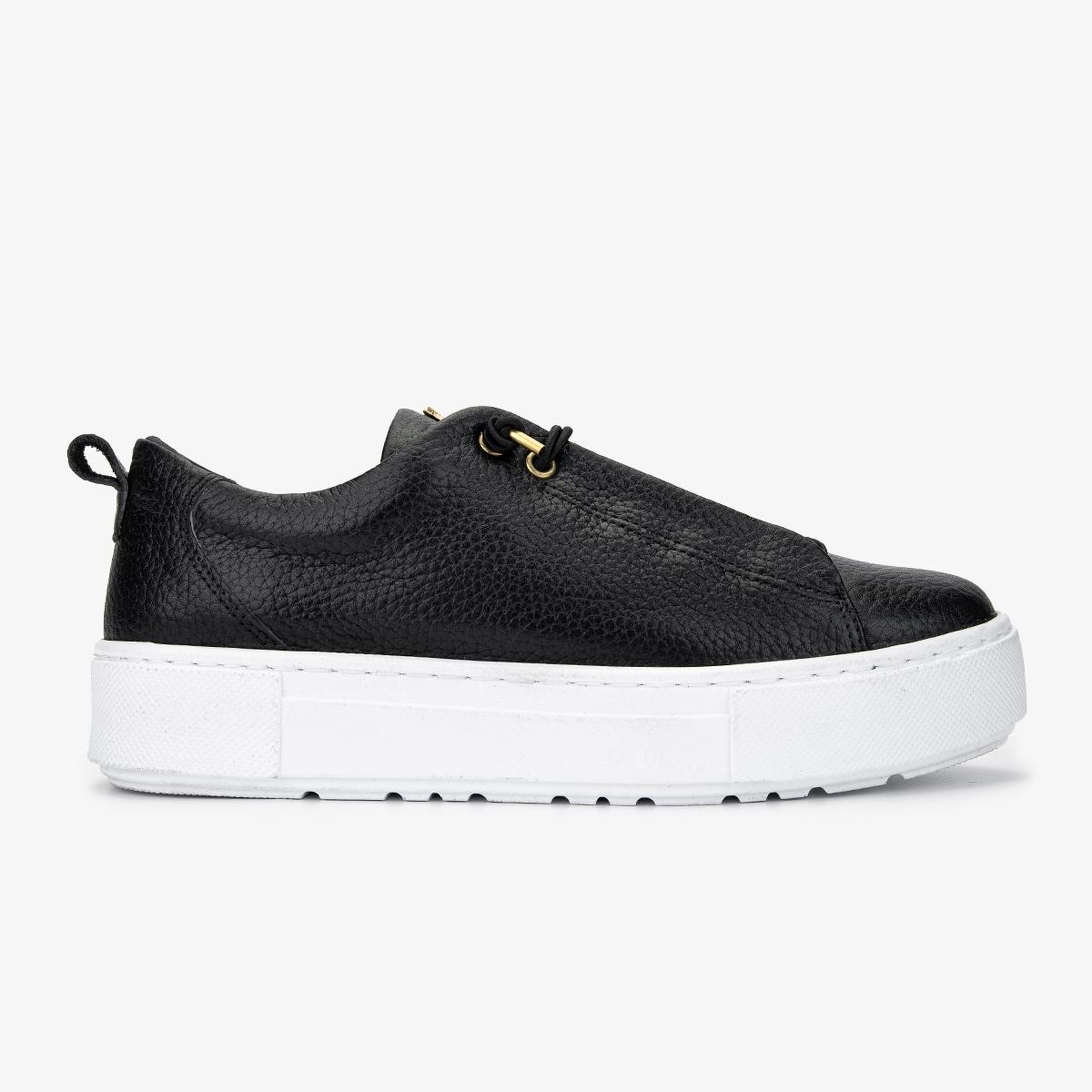 Valmenti Kadın Hakiki Deri Siyah Sneakers & Spor Ayakkabı