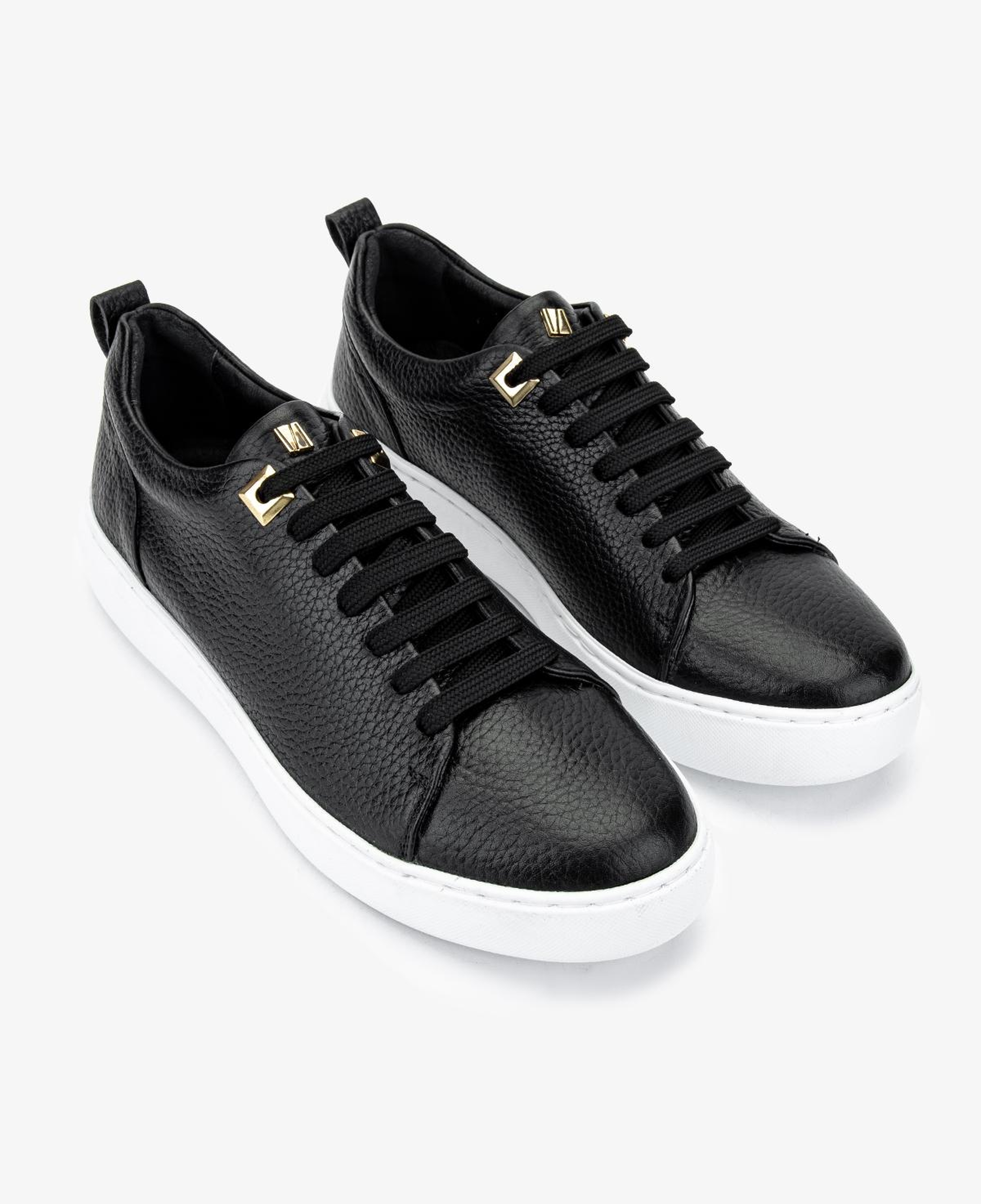 Valmenti Kadın Hakiki Deri Siyah Floter Sneakers & Spor Ayakkabı