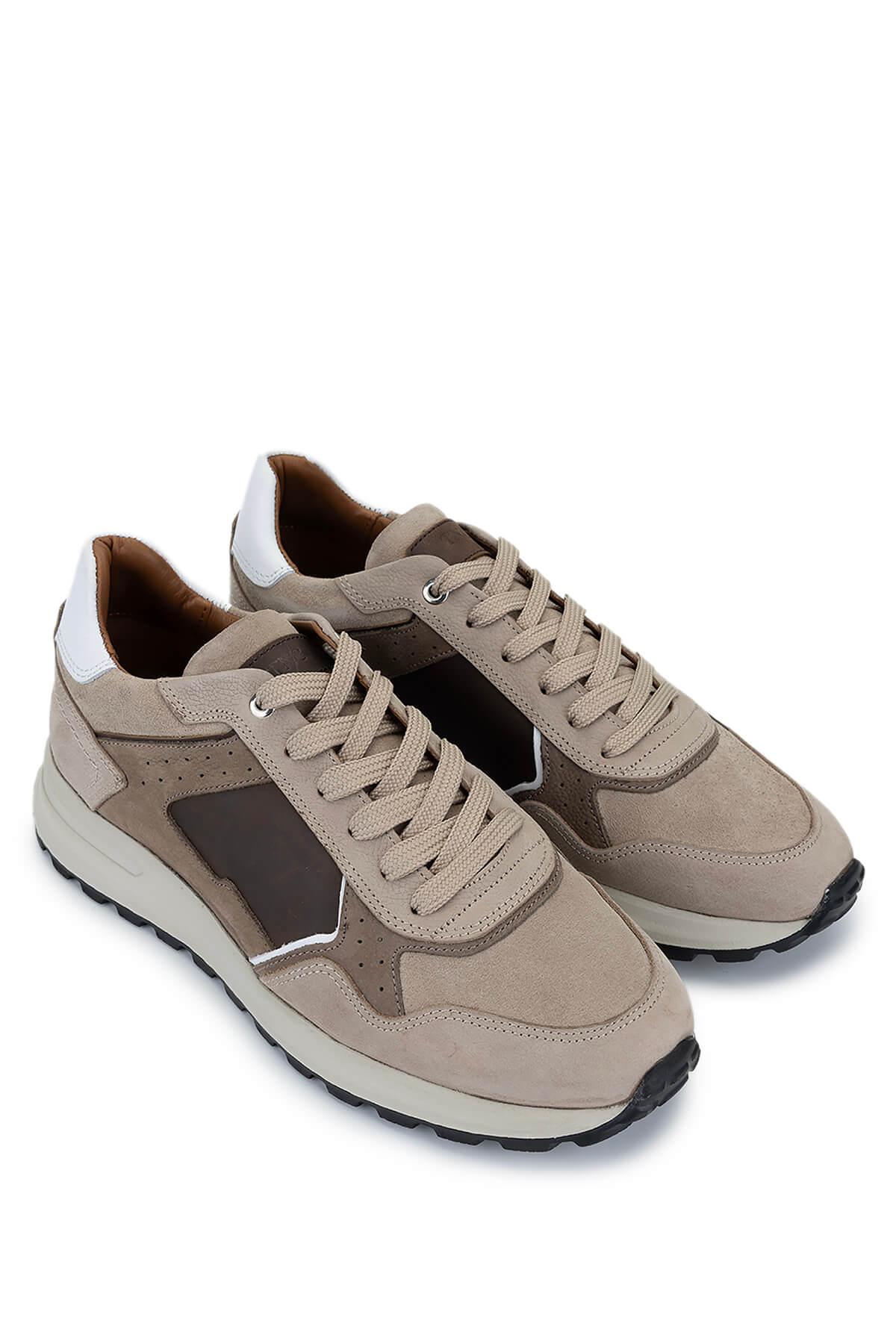 Tamer Tanca Erkek Hakiki Deri Kum Sneakers & Spor Ayakkabı
