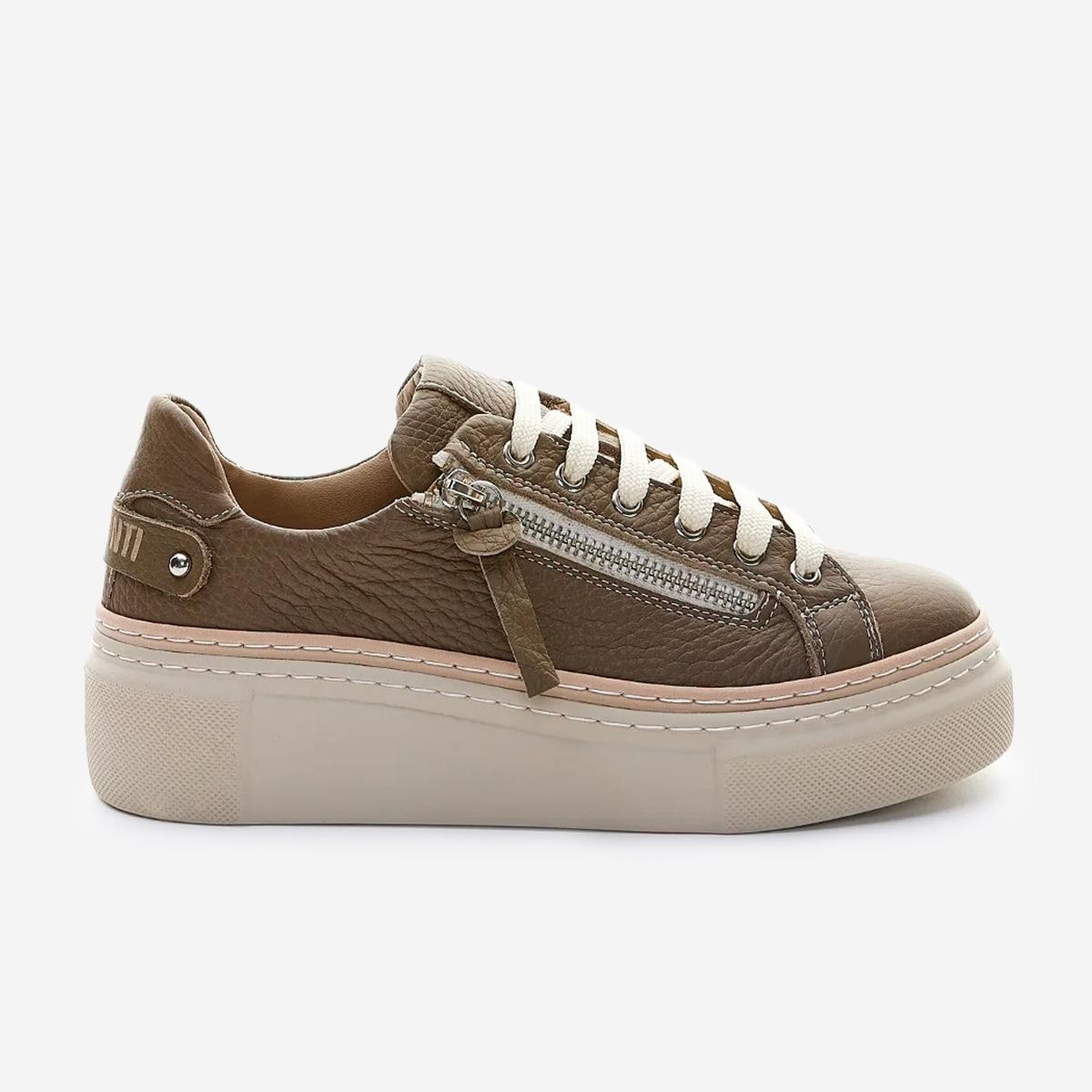 Valmenti Kadın Hakiki Deri Vizon Floter Sneakers & Spor Ayakkabı