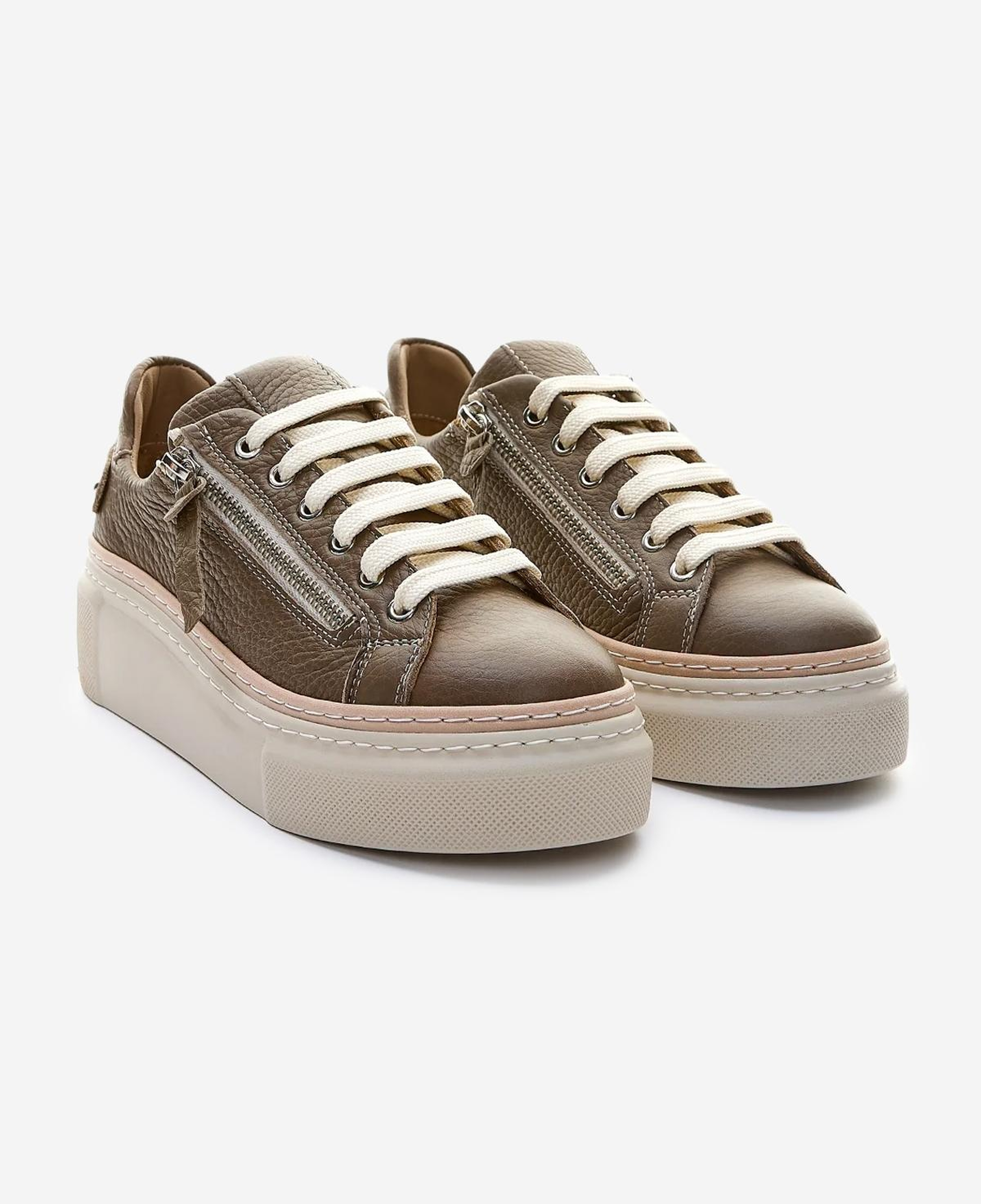 Valmenti Kadın Hakiki Deri Vizon Floter Sneakers & Spor Ayakkabı