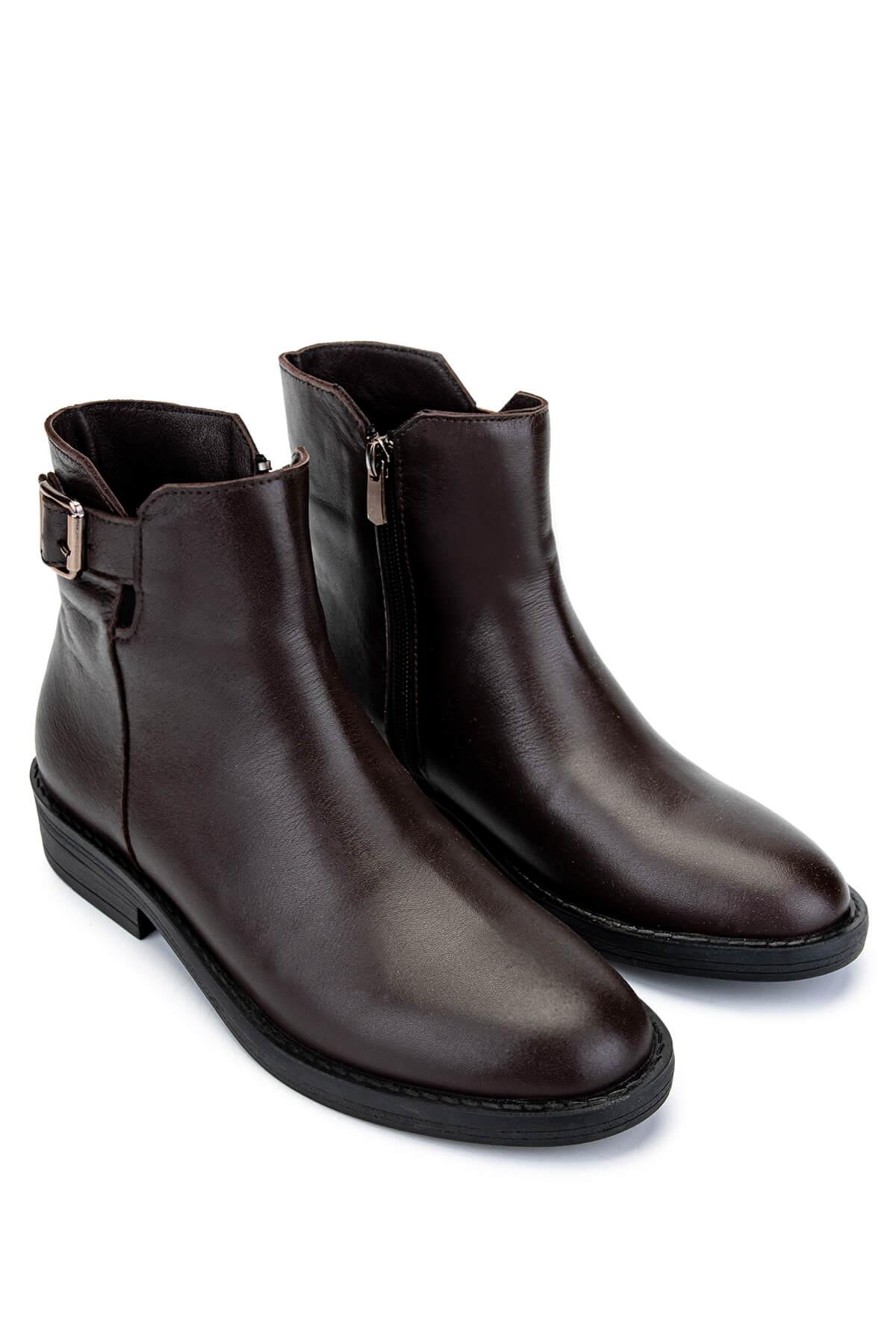 Tamer Tanca Kadın Hakiki Deri Kahverengi Casual Bot