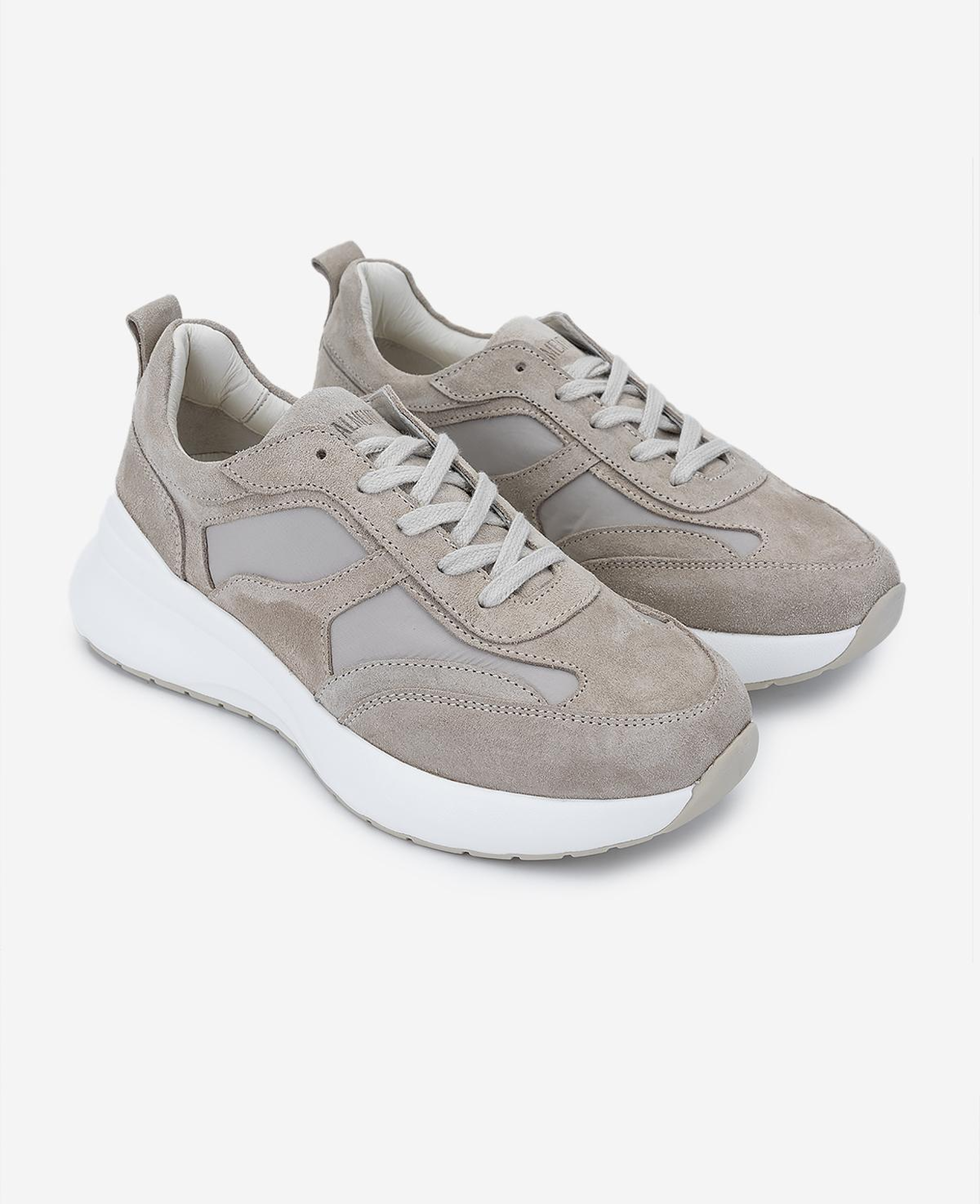 Valmenti Kadın Hakiki Deri Bej Sneakers & Spor Ayakkabı