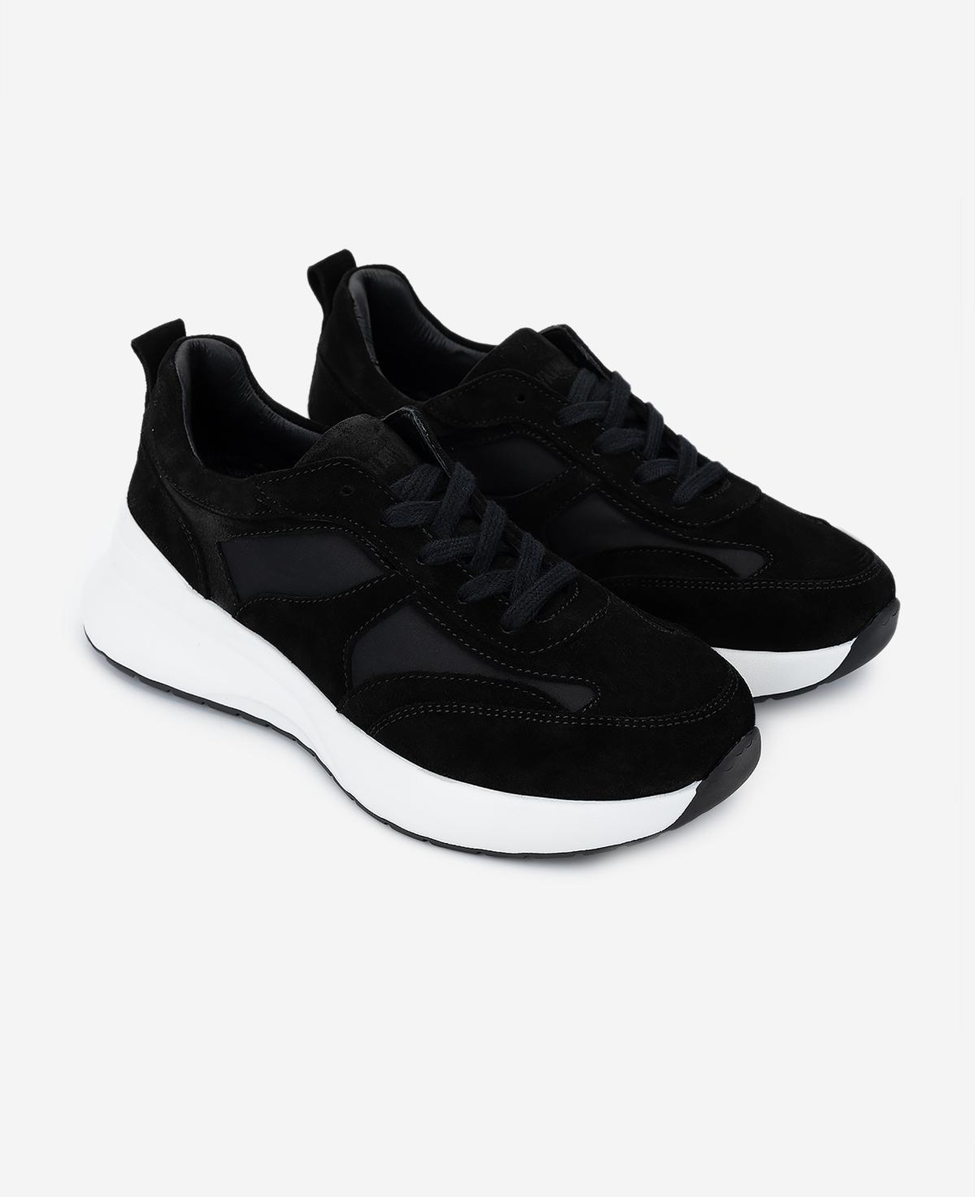 Valmenti Kadın Hakiki Deri Siyah Sneakers & Spor Ayakkabı