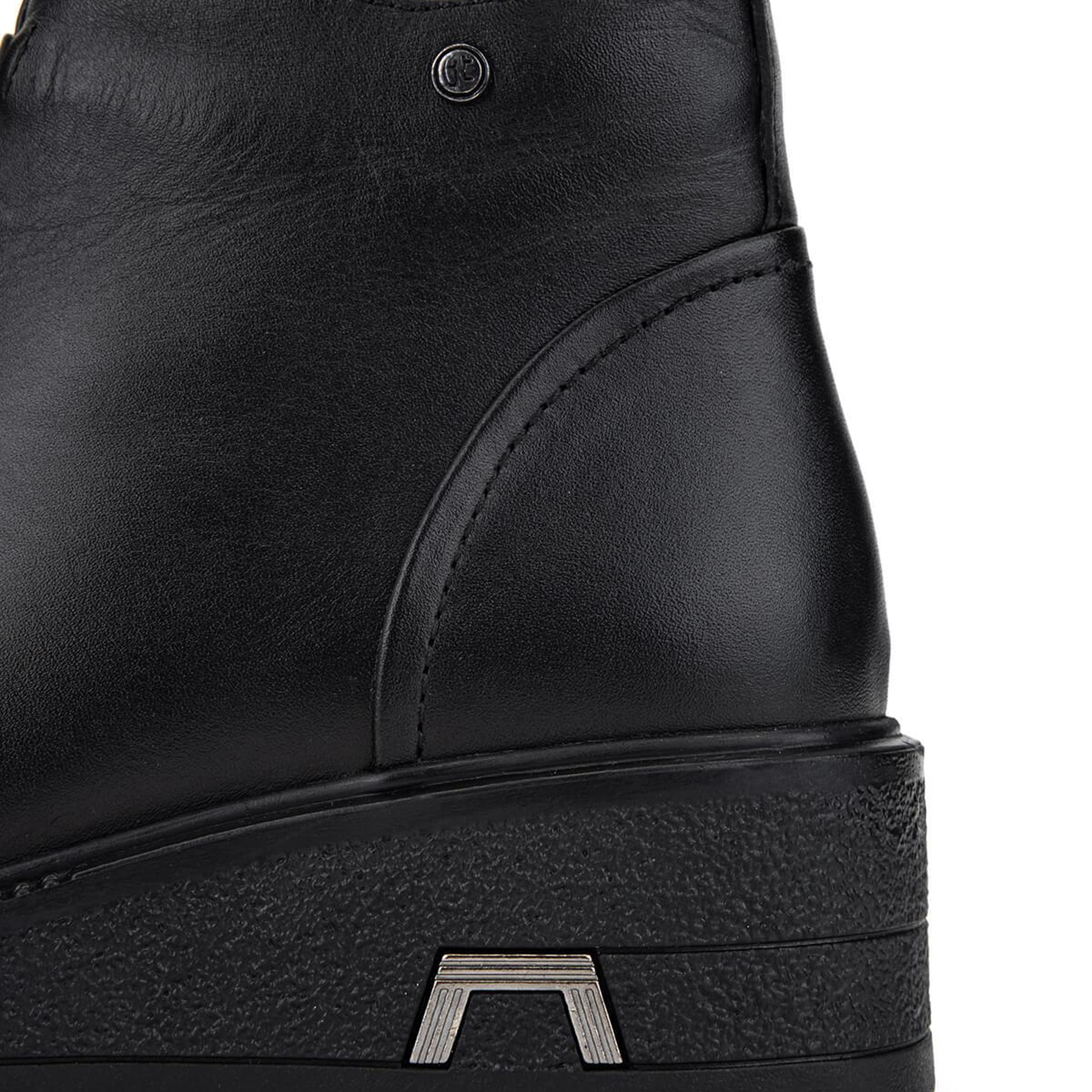 Tamer Tanca Kadın Hakiki Deri Siyah Deri Casual Bot