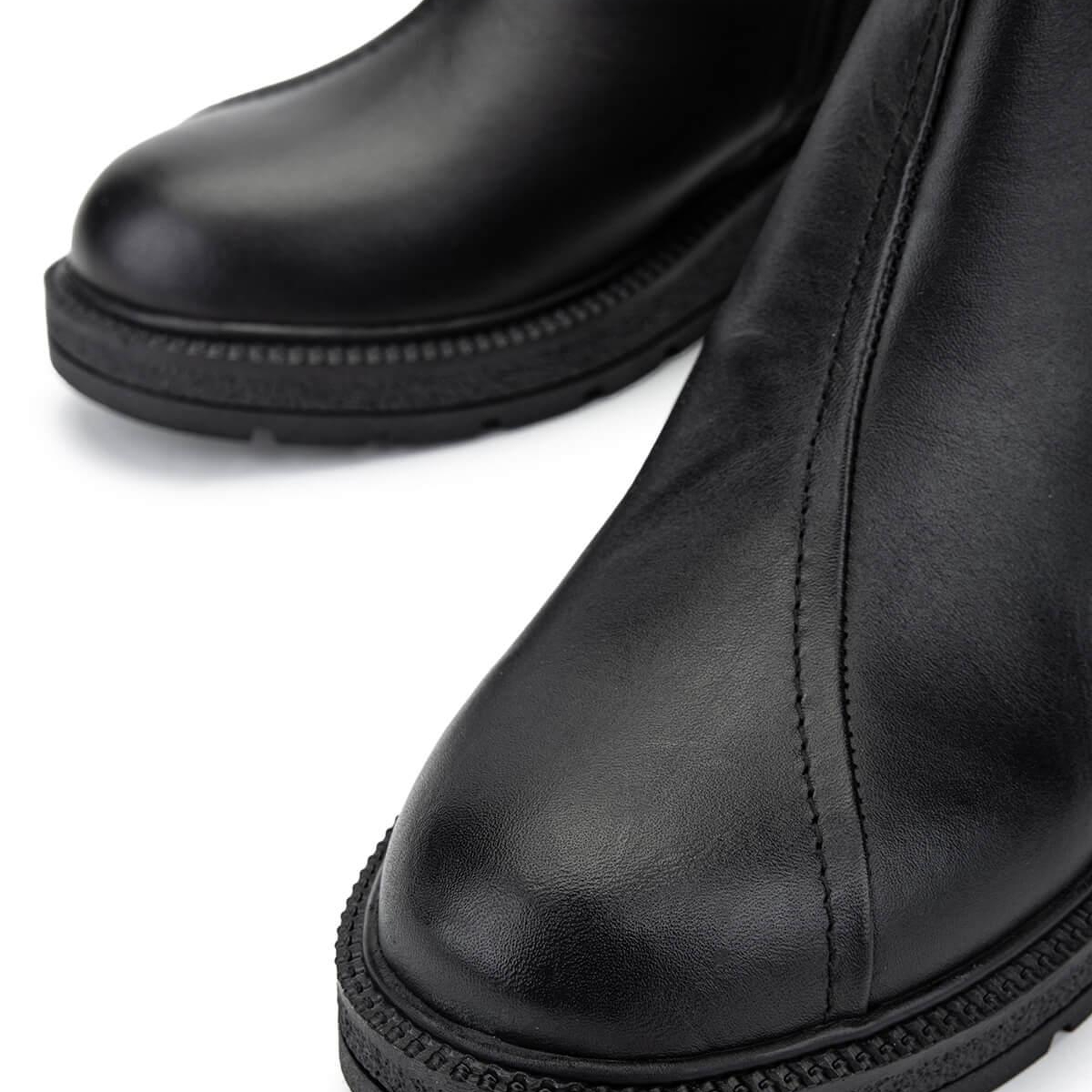 Tamer Tanca Kadın Hakiki Deri Siyah Deri Casual Bot