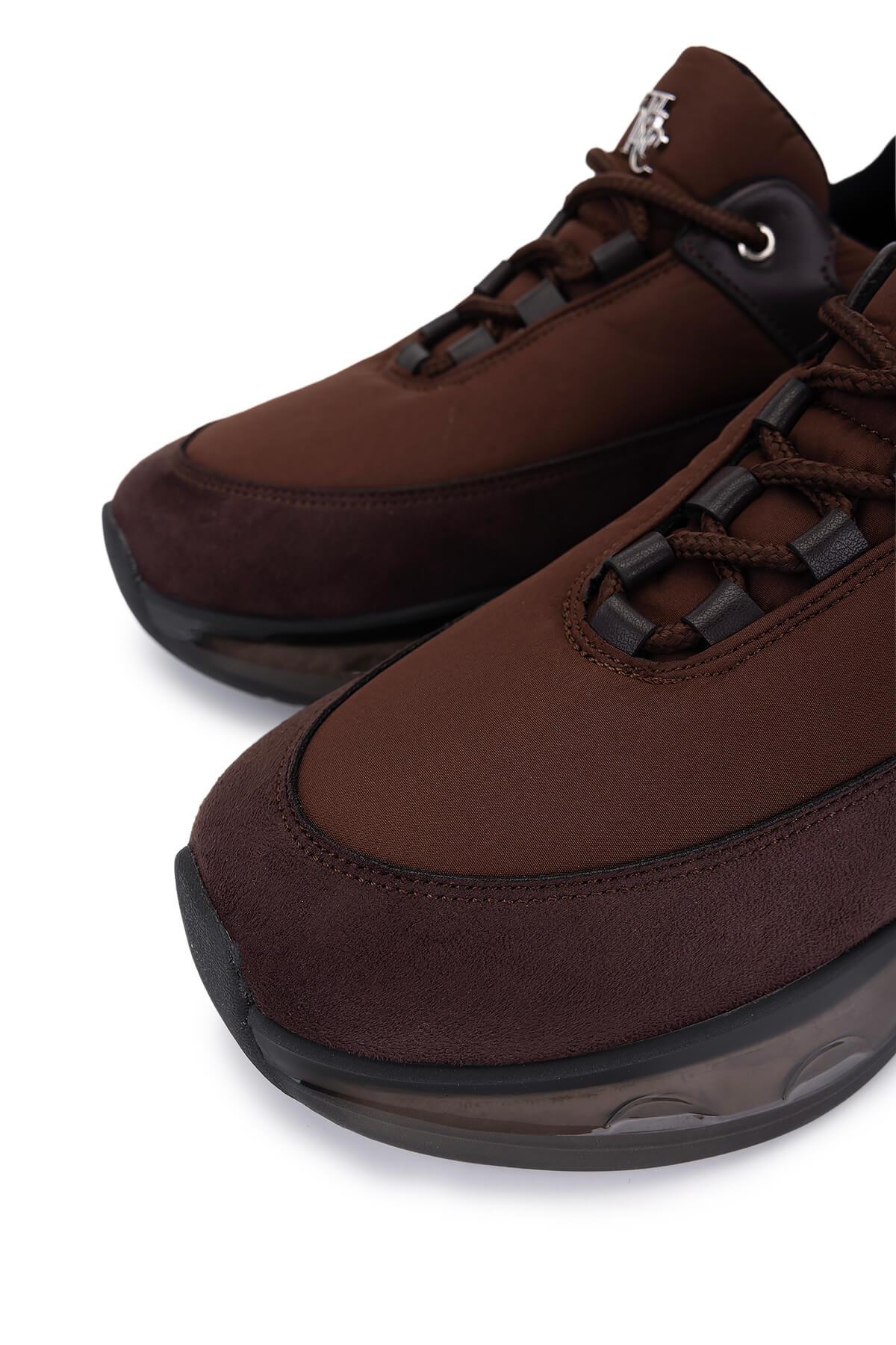 Tamer Tanca Kadın Kahverengi Rugan Sneakers & Spor Ayakkabı