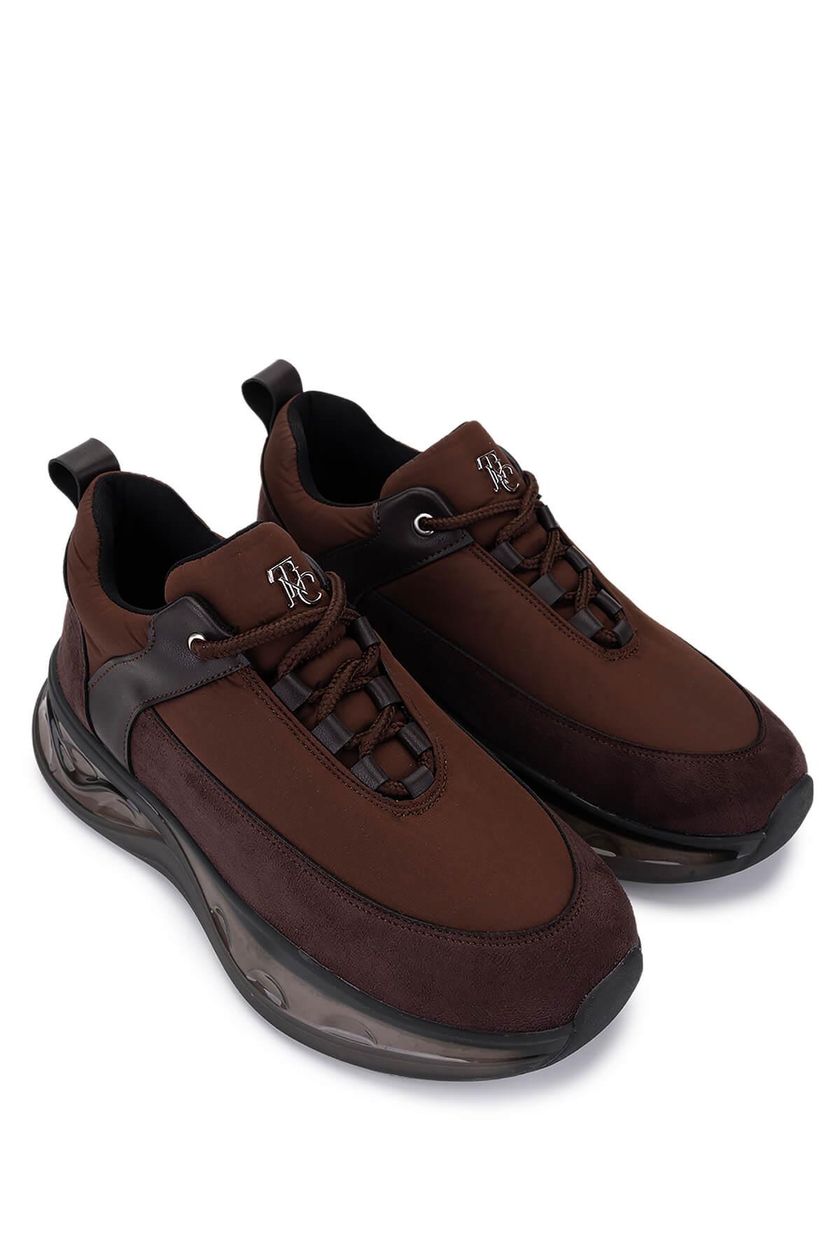 Tamer Tanca Kadın Kahverengi Rugan Sneakers & Spor Ayakkabı