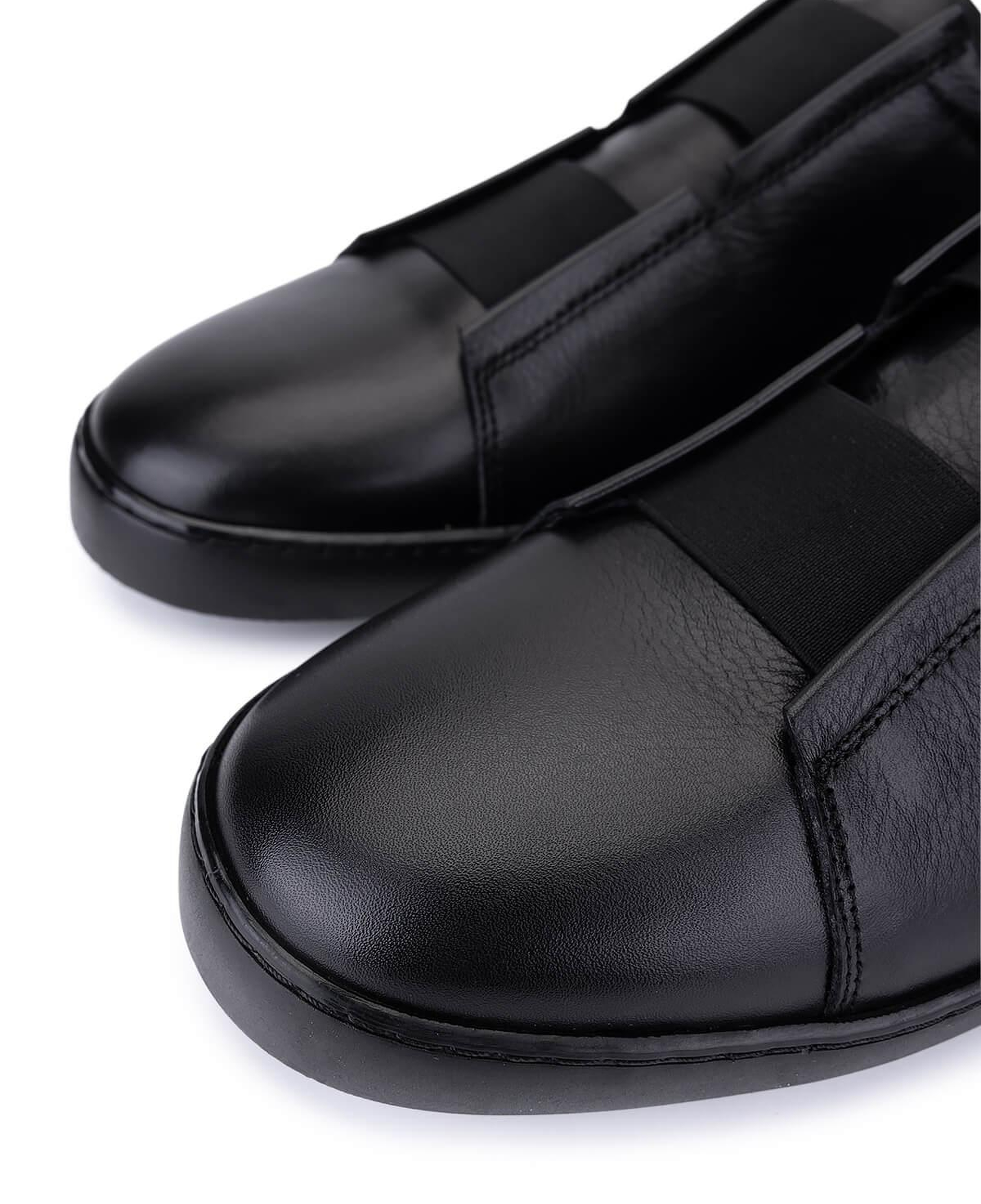 Tamer Tanca Erkek Hakiki Deri Siyah Sneakers & Spor Ayakkabı