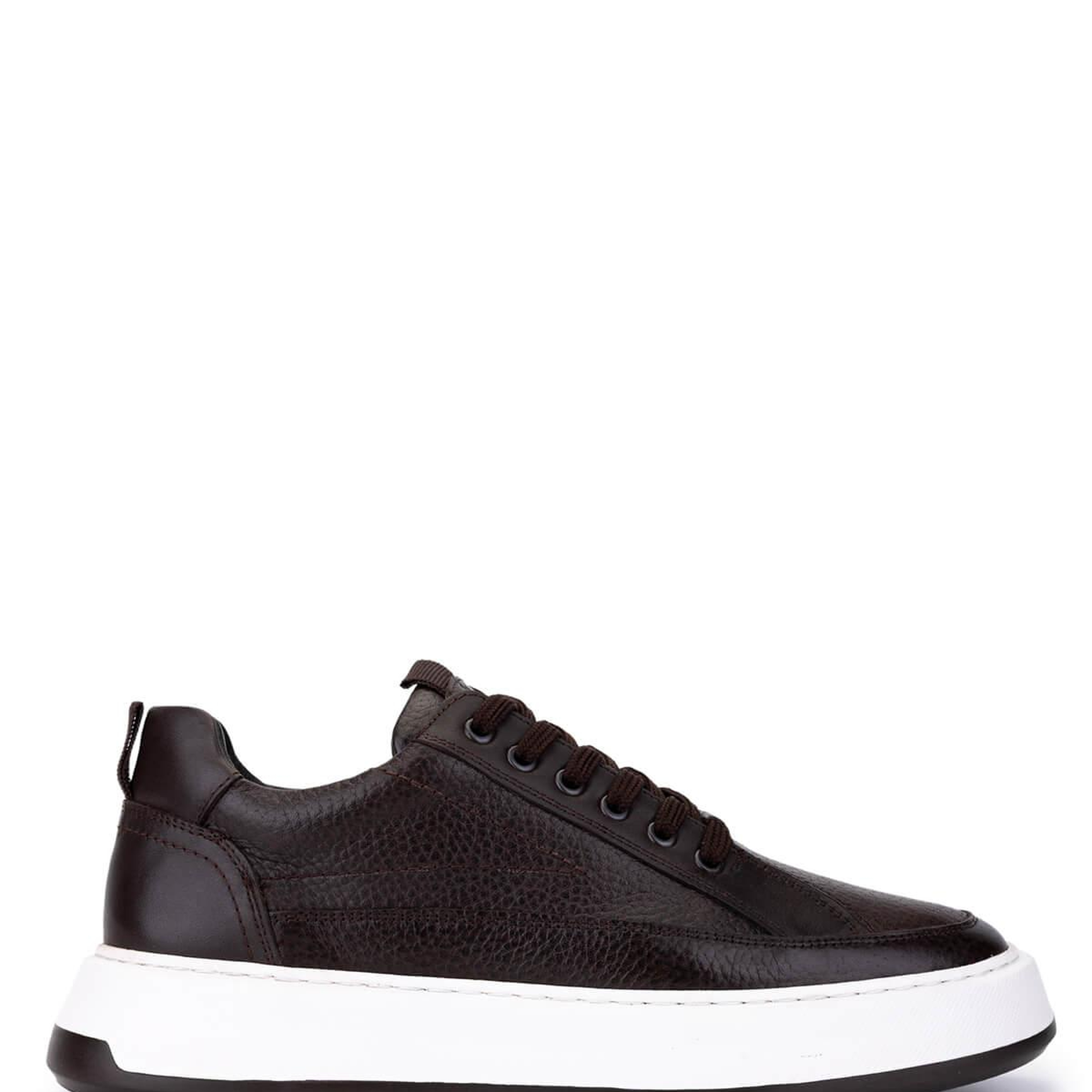 Tamer Tanca Erkek Hakiki Deri Kahverengi Sneakers & Spor Ayakkabı