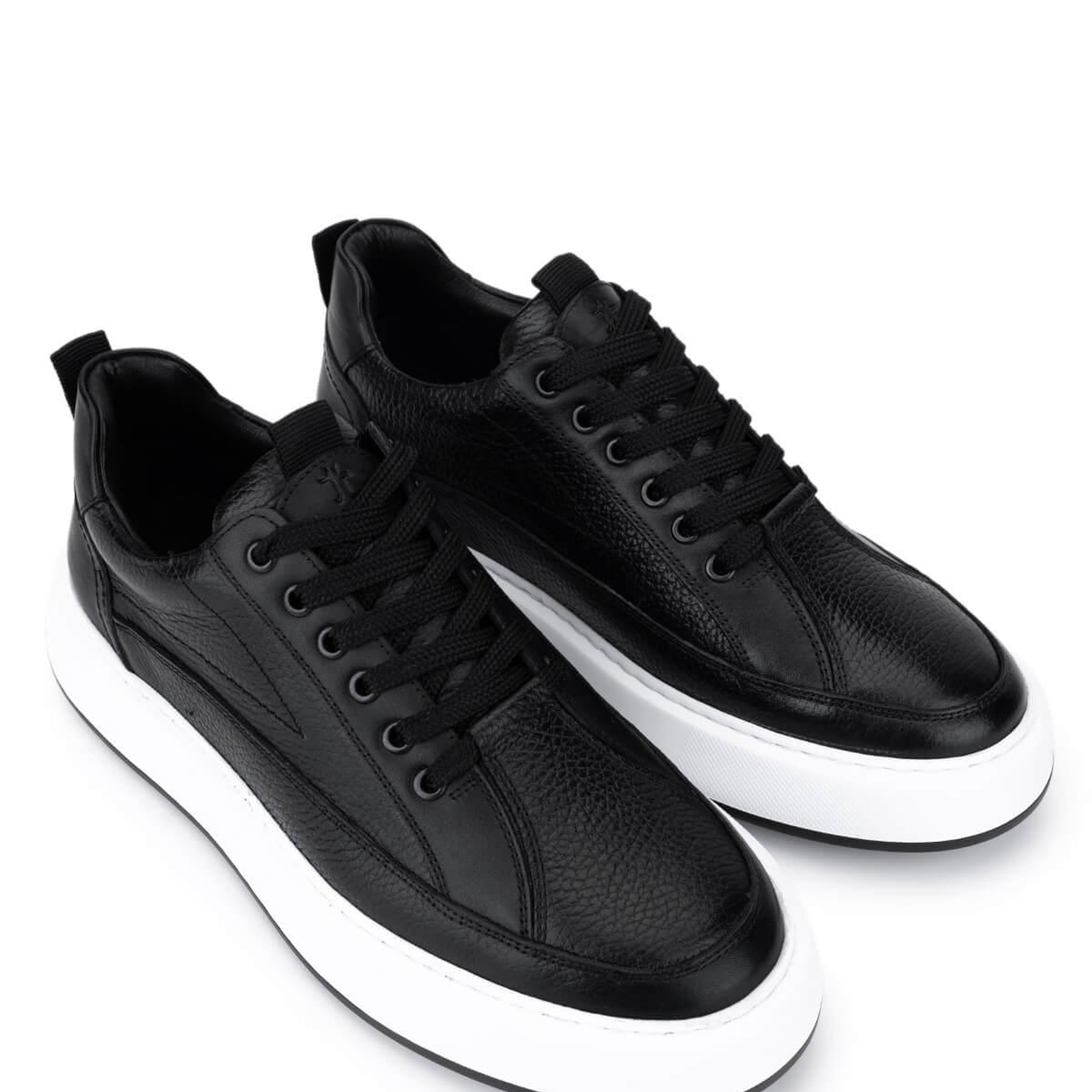 Tamer Tanca Erkek Hakiki Deri Siyah Sneakers & Spor Ayakkabı