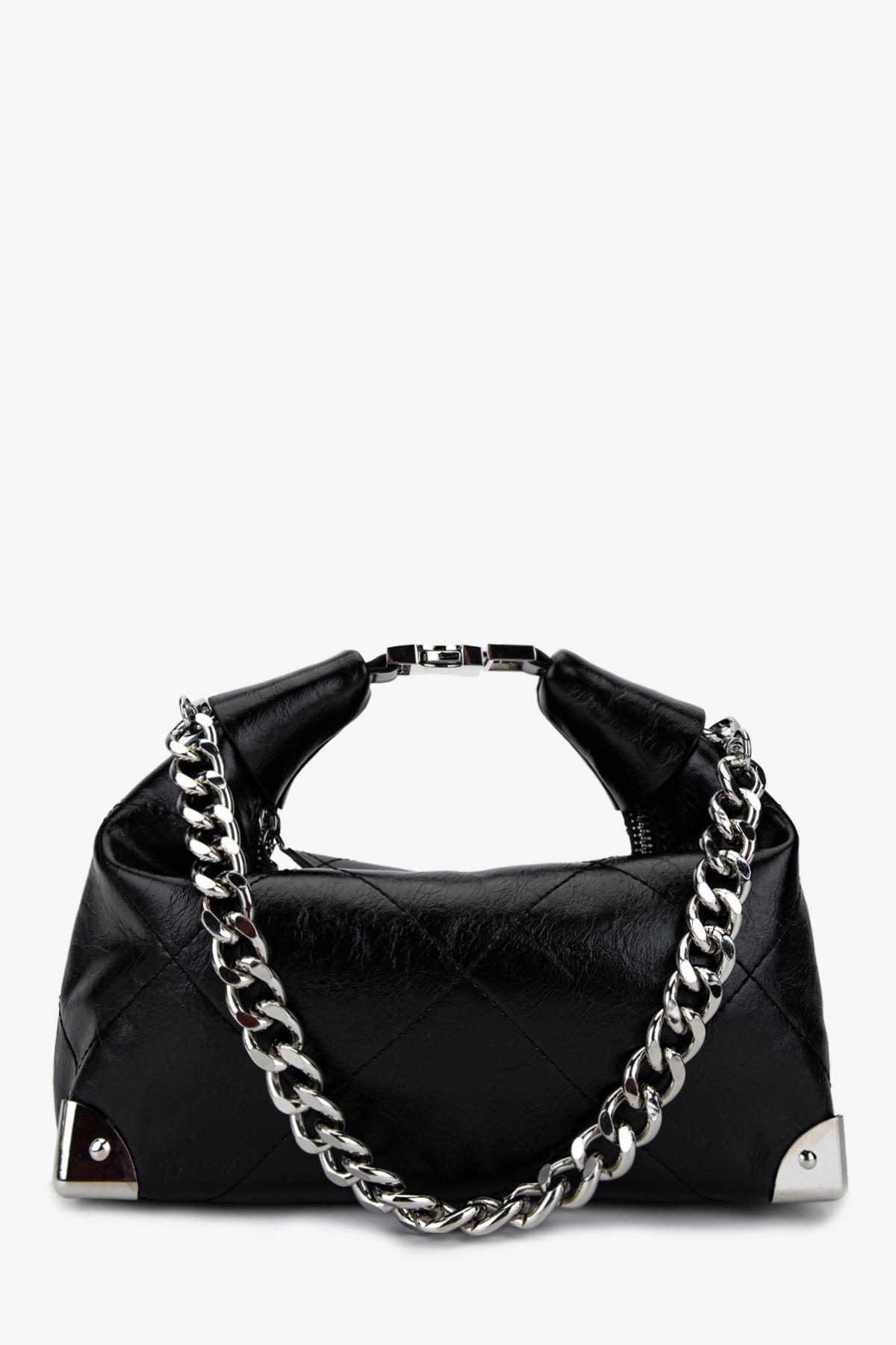 Valmenti Kadın Suni Deri Siyah Omuz Çanta