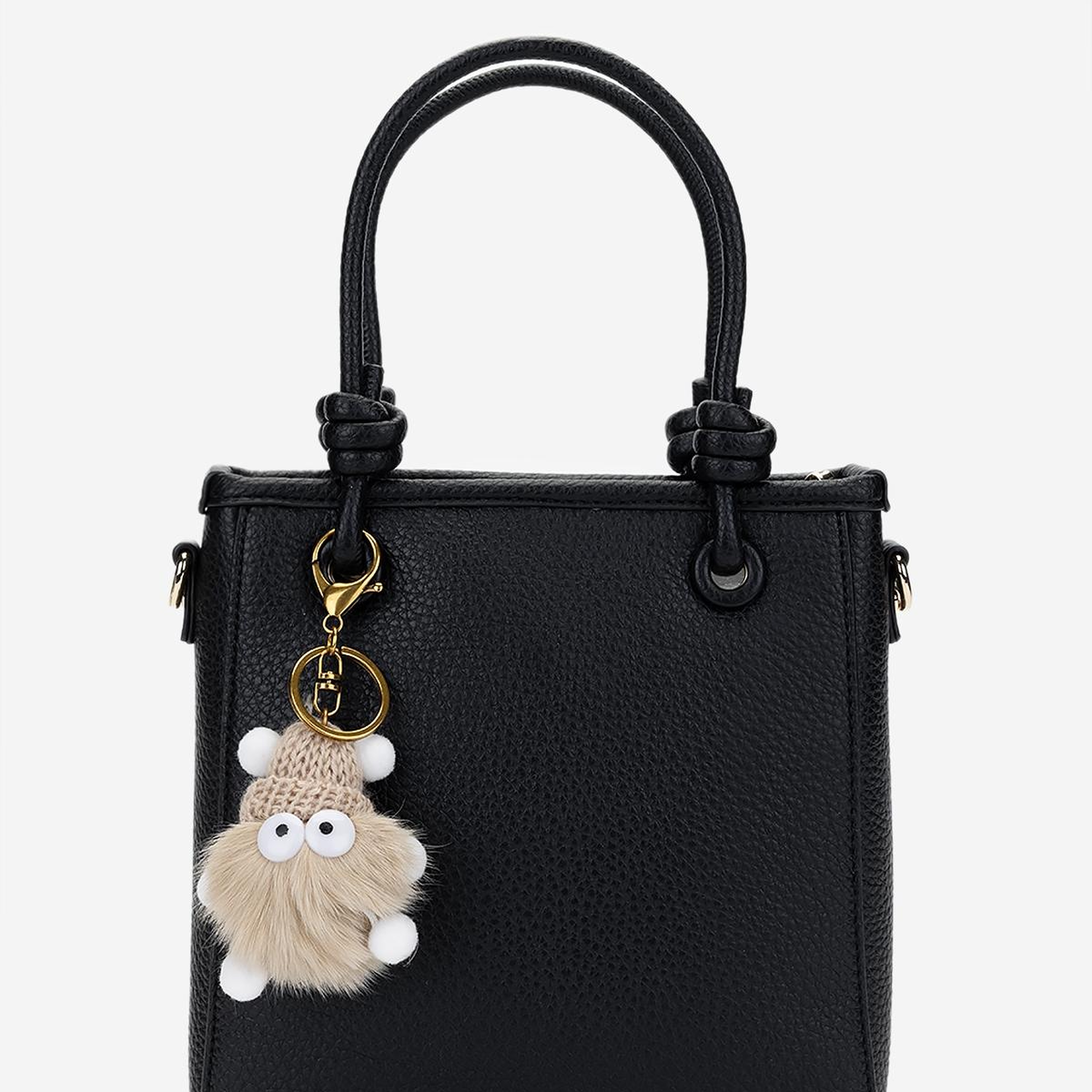 Valmenti Kadın Suni Deri Siyah Omuz Çanta