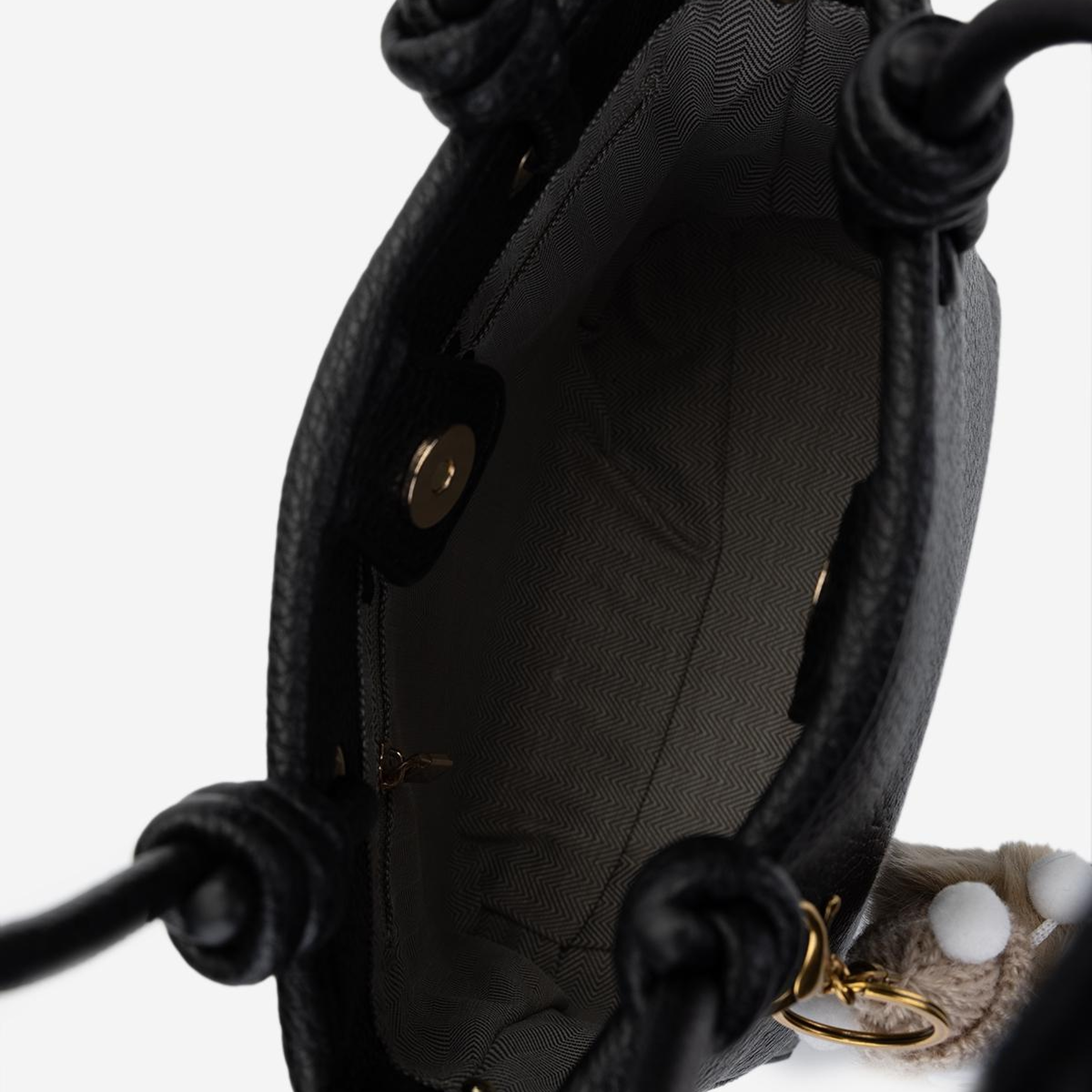 Valmenti Kadın Suni Deri Siyah Omuz Çanta