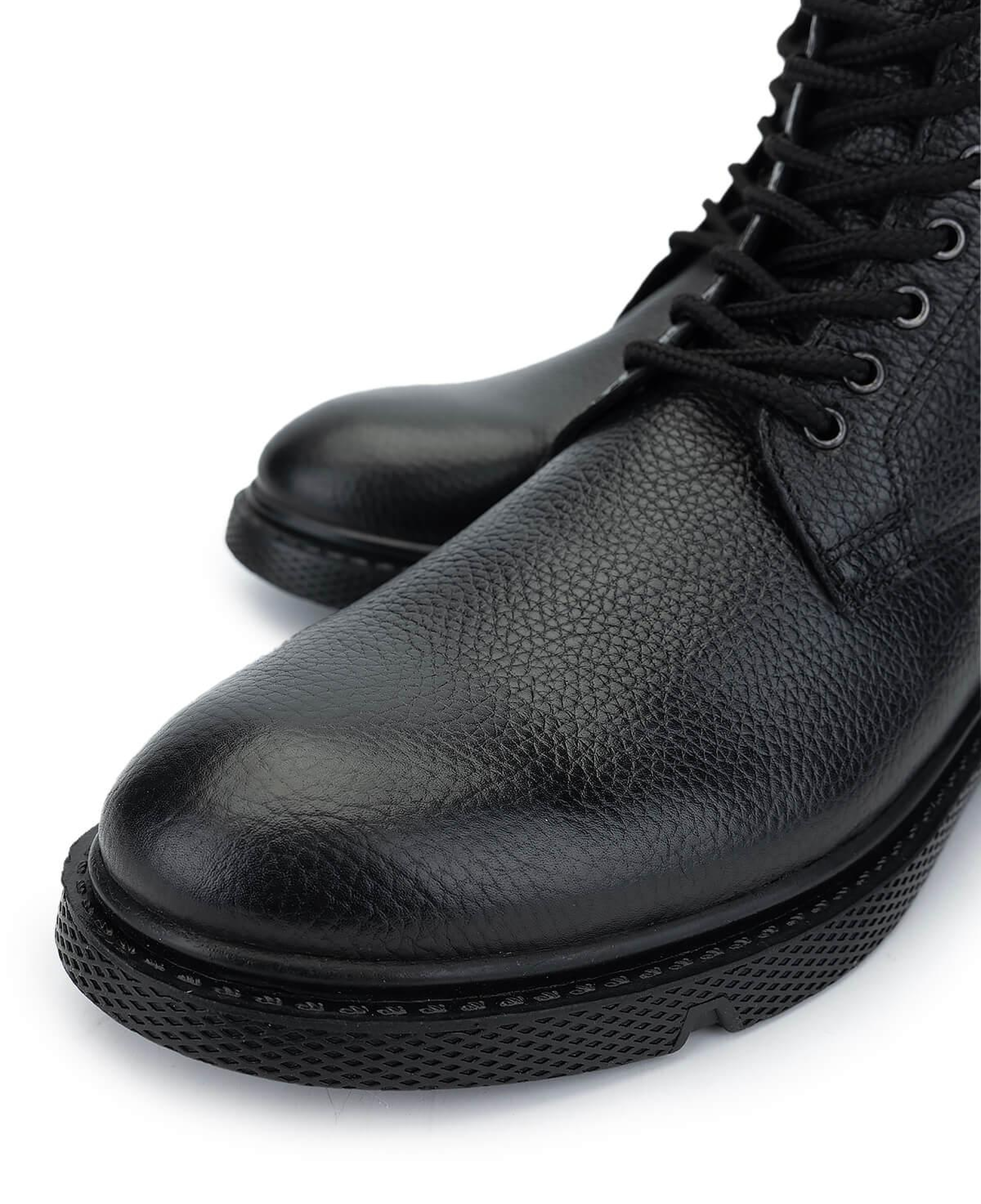 Tamer Tanca Erkek Hakiki Deri Siyah Casual Bot