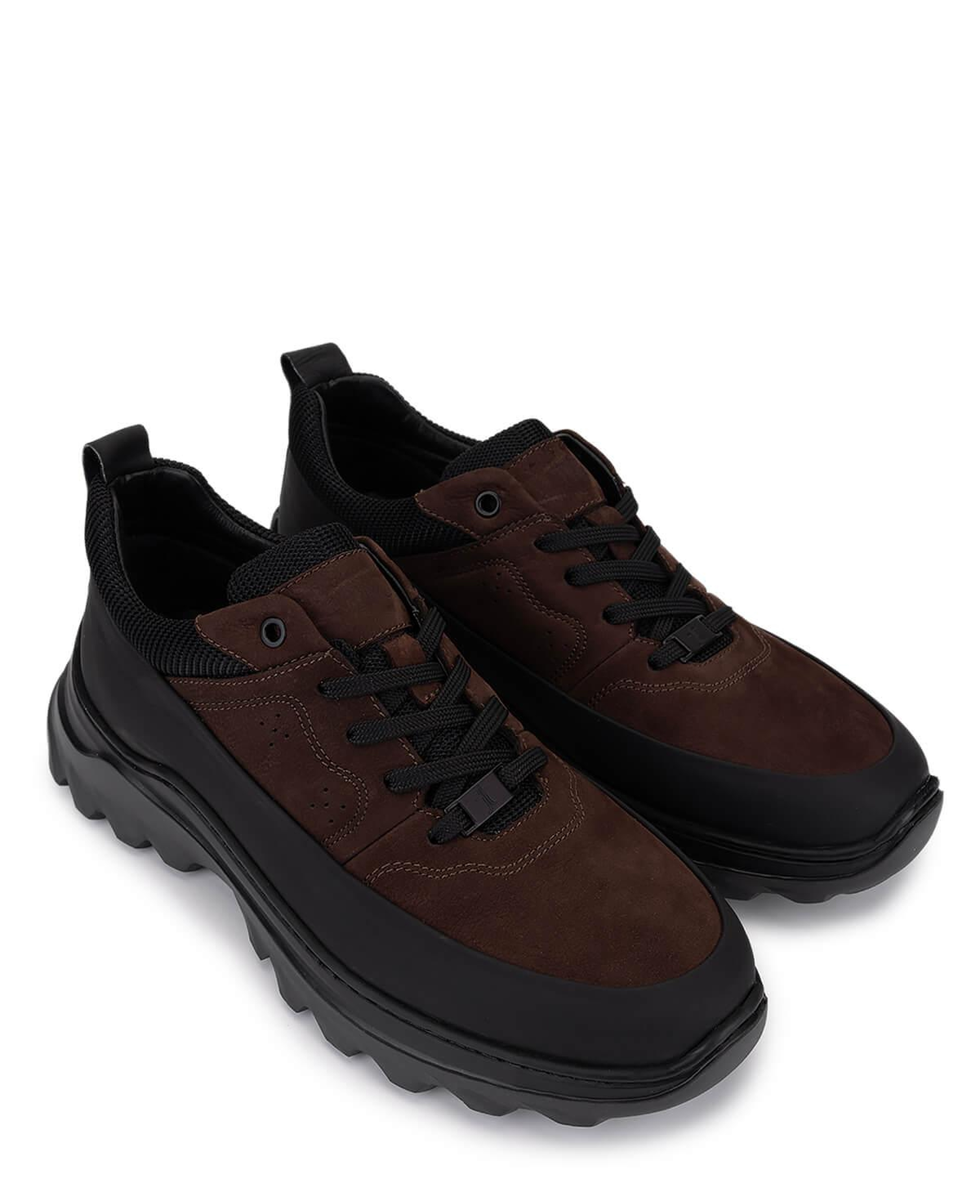 Tamer Tanca Erkek Hakiki Deri Kahverengi Sneakers & Spor Ayakkabı