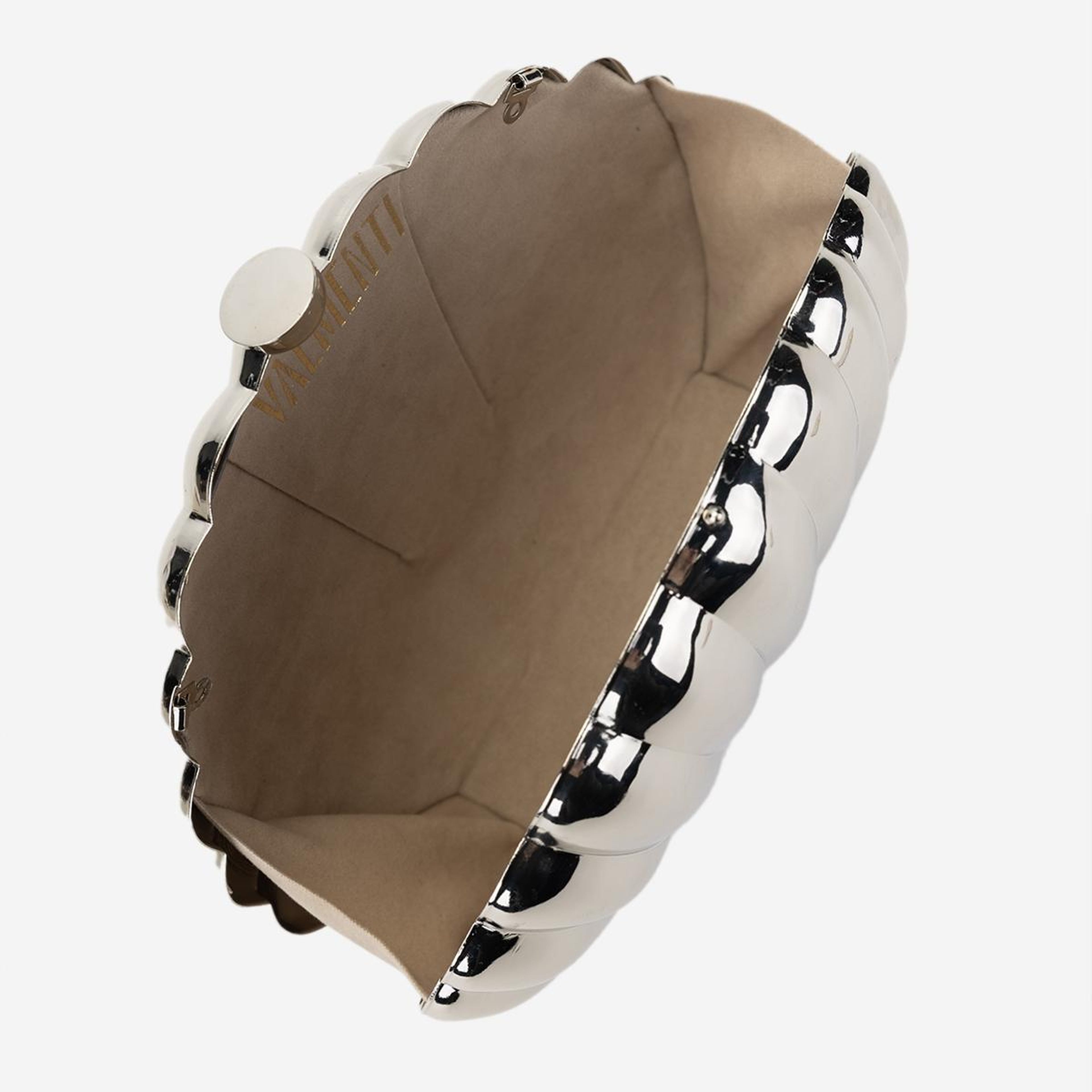 Valmenti Kadın Suni Deri Gri Abiye Çanta