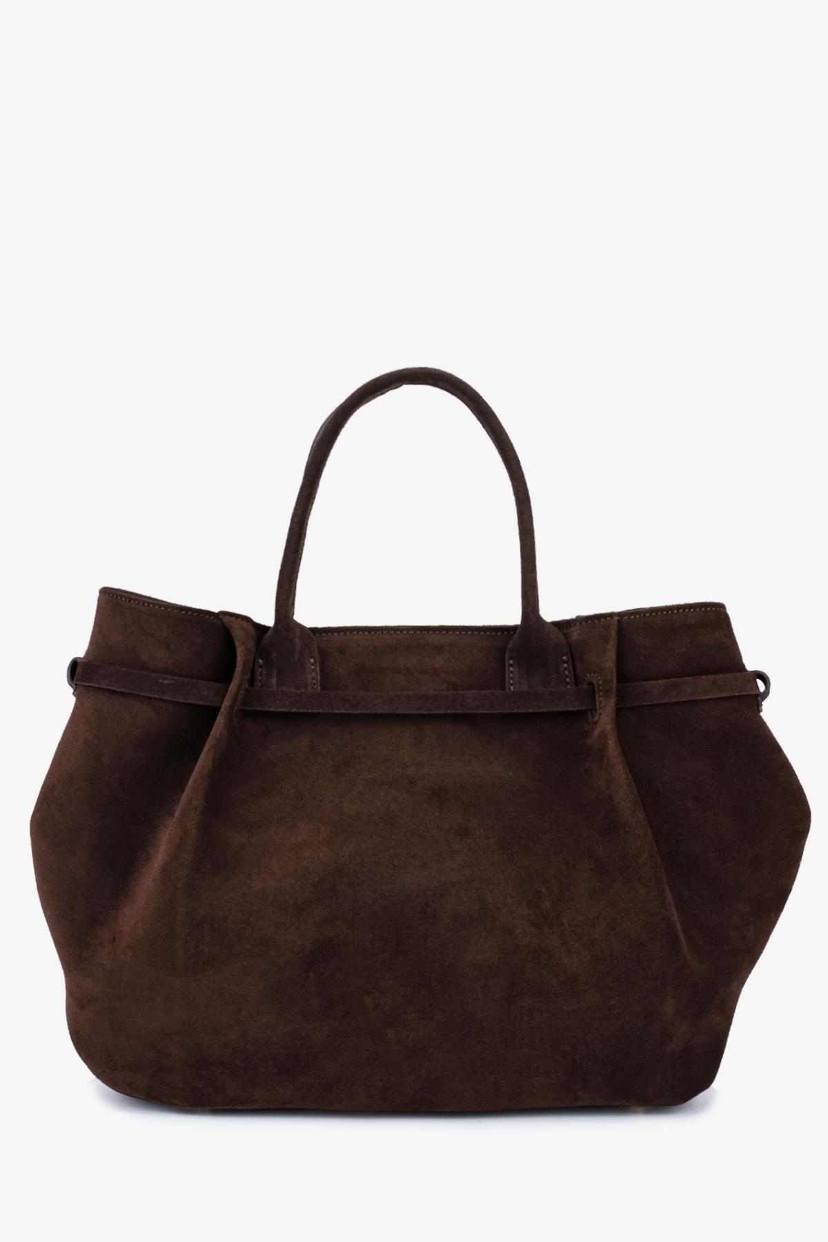 Valmenti Kadın Hakiki Deri Kahverengi Omuz Çanta