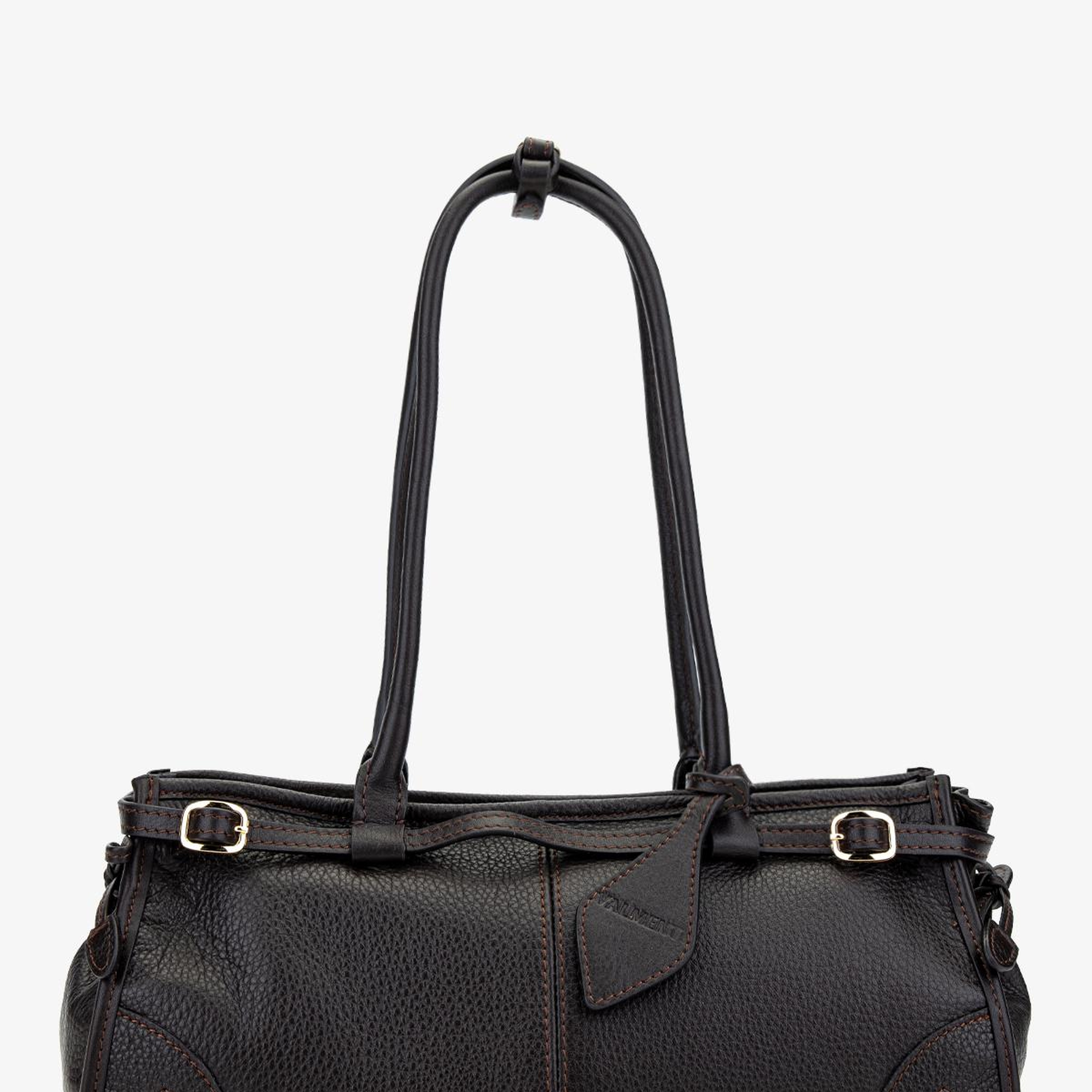 Valmenti Kadın Hakiki Deri Kahverengi Kol Çantası