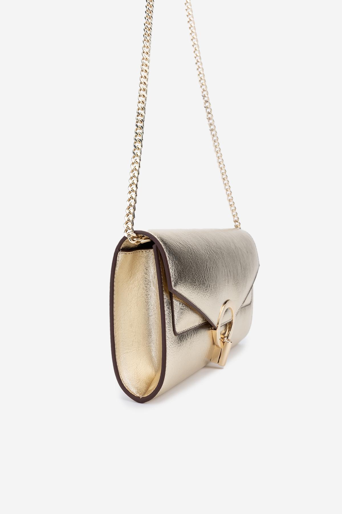 Valmenti Kadın Suni Deri Sarı Omuz Çanta