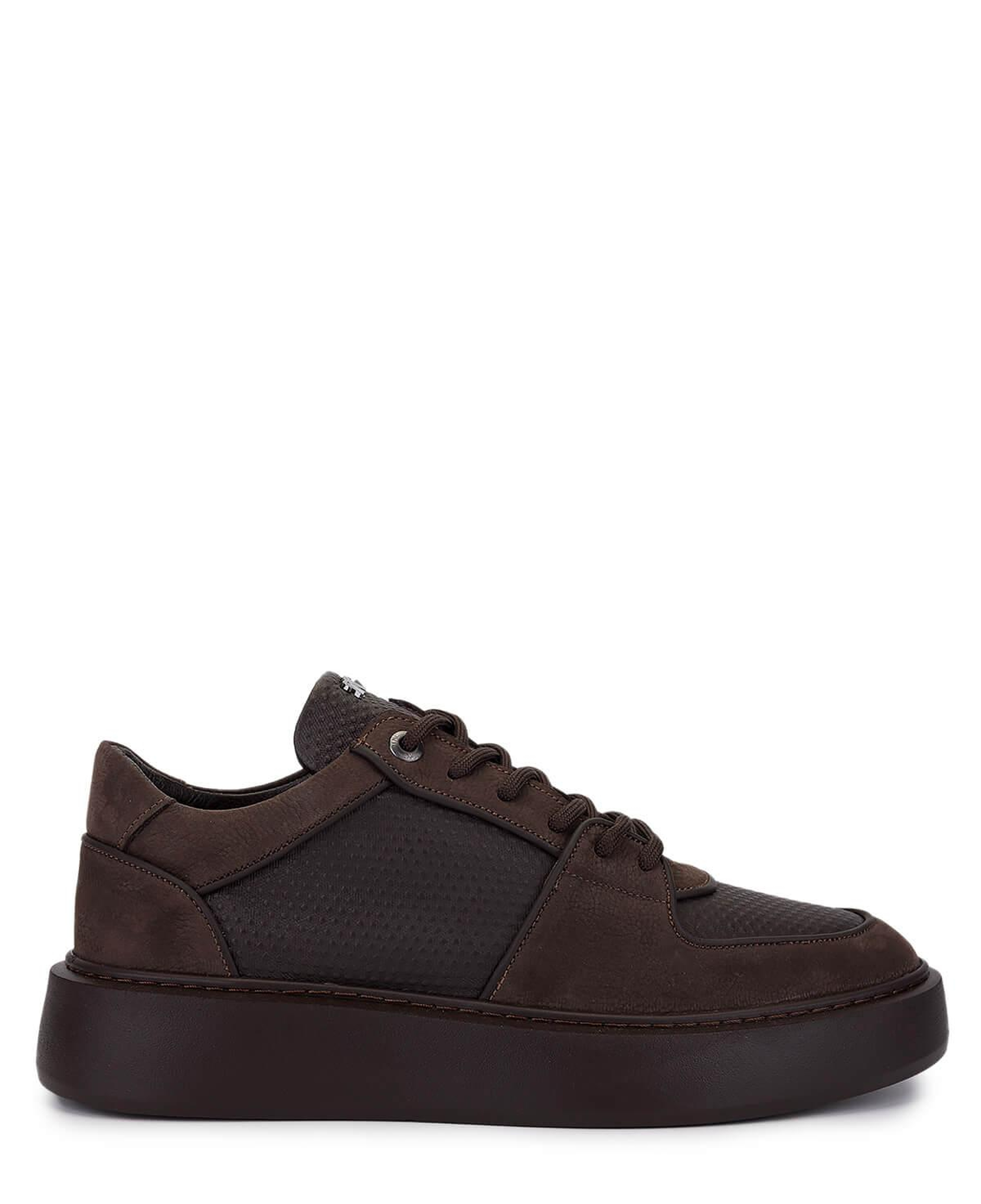 Tamer Tanca Erkek Hakiki Deri Kahverengi Sneakers & Spor Ayakkabı