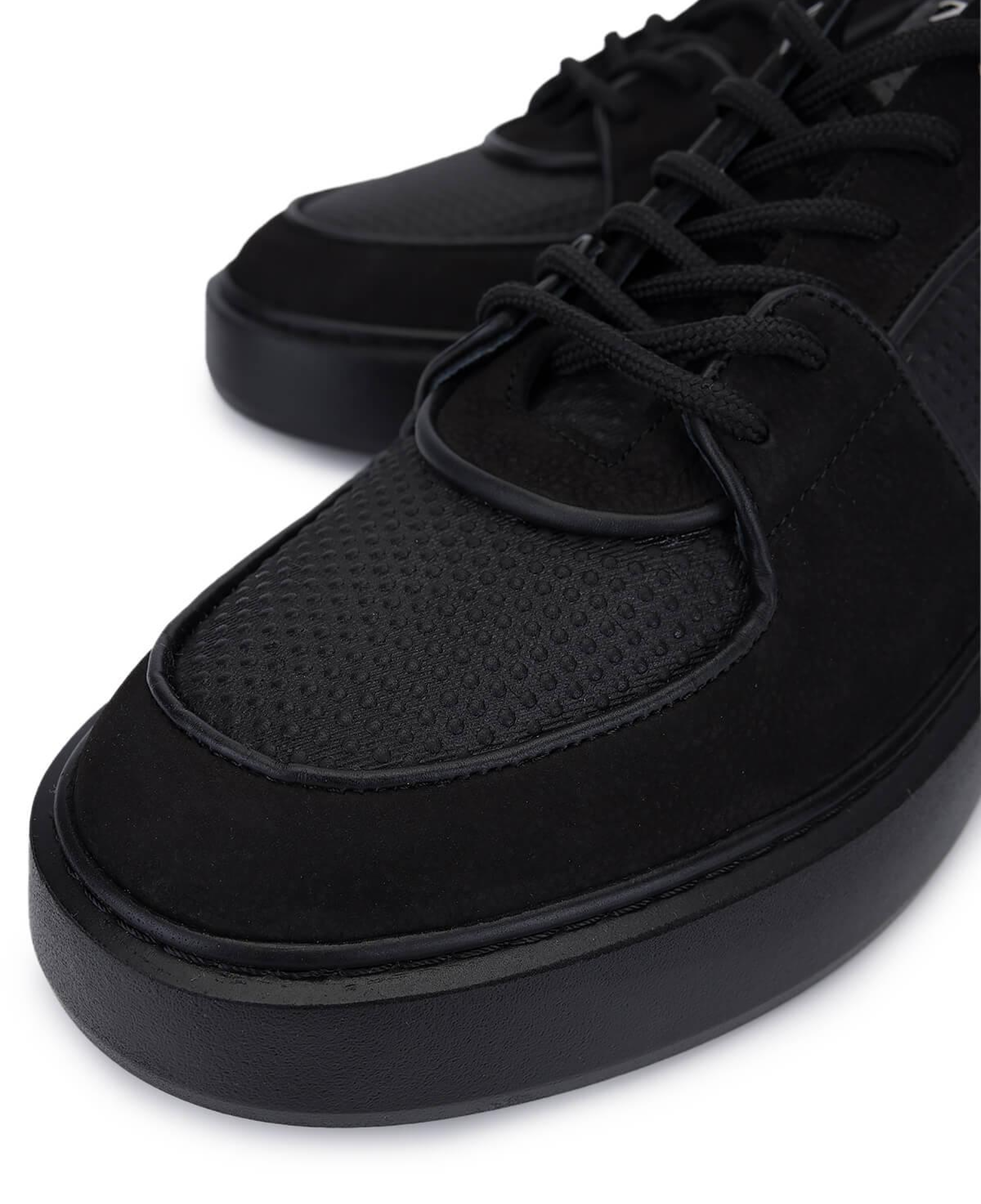 Tamer Tanca Erkek Hakiki Deri Siyah Sneakers & Spor Ayakkabı